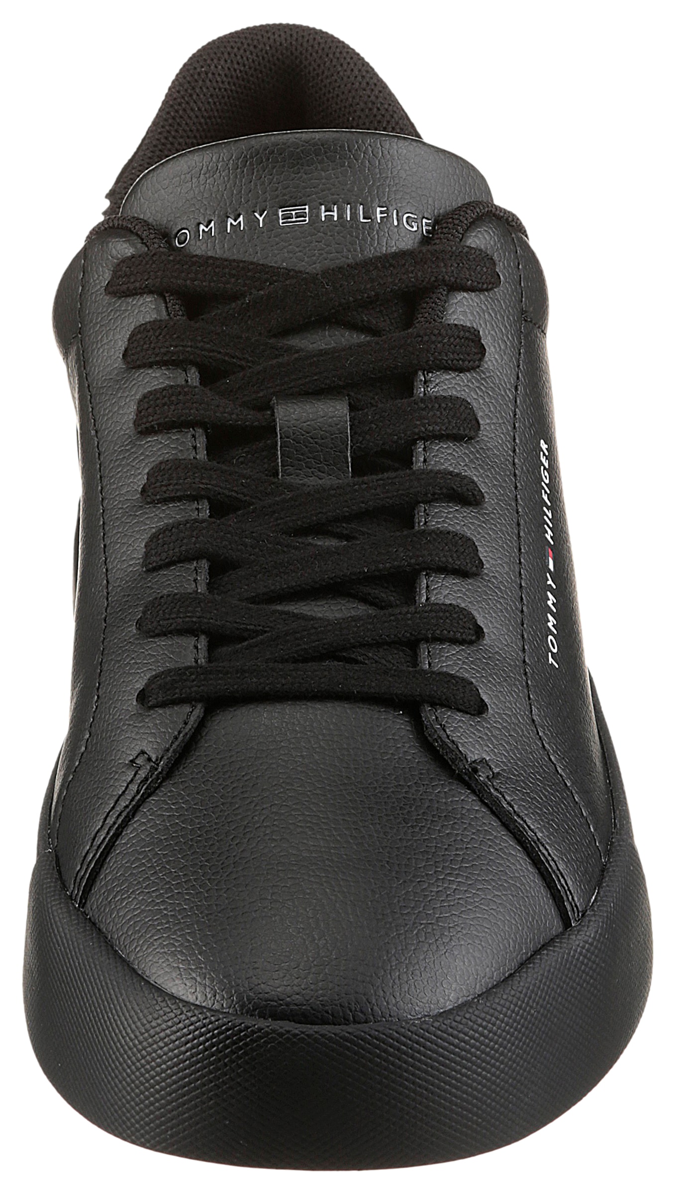 Tommy Hilfiger Sneakers »TH COURT LTH DETAIL ESS«  chaussure de loisirs, chaussure basse, chaussure à lacets avec inscription logo latérale