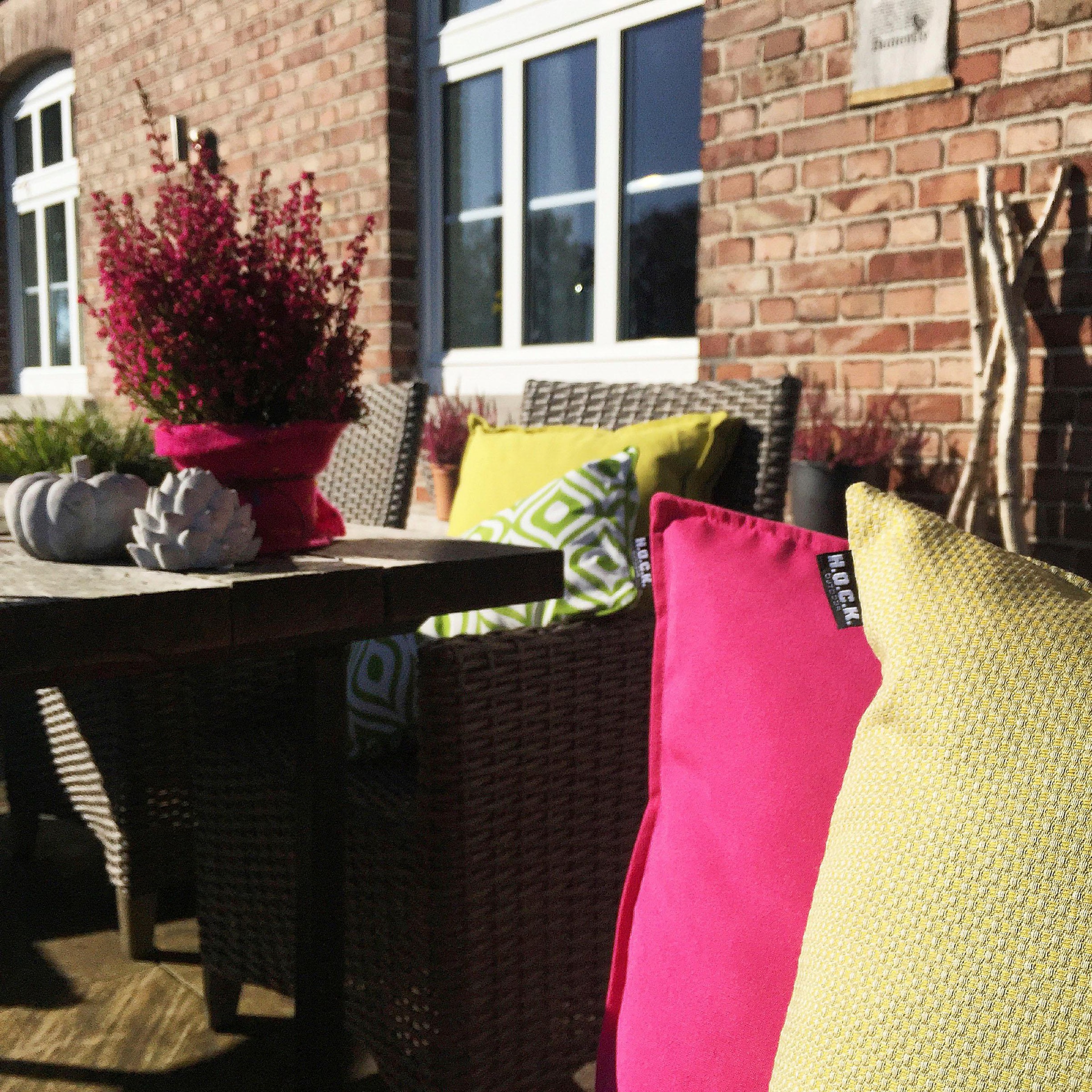 H.O.C.K. Coussin de chaise »Classic Uni Outdoor« 50/50/5 cm