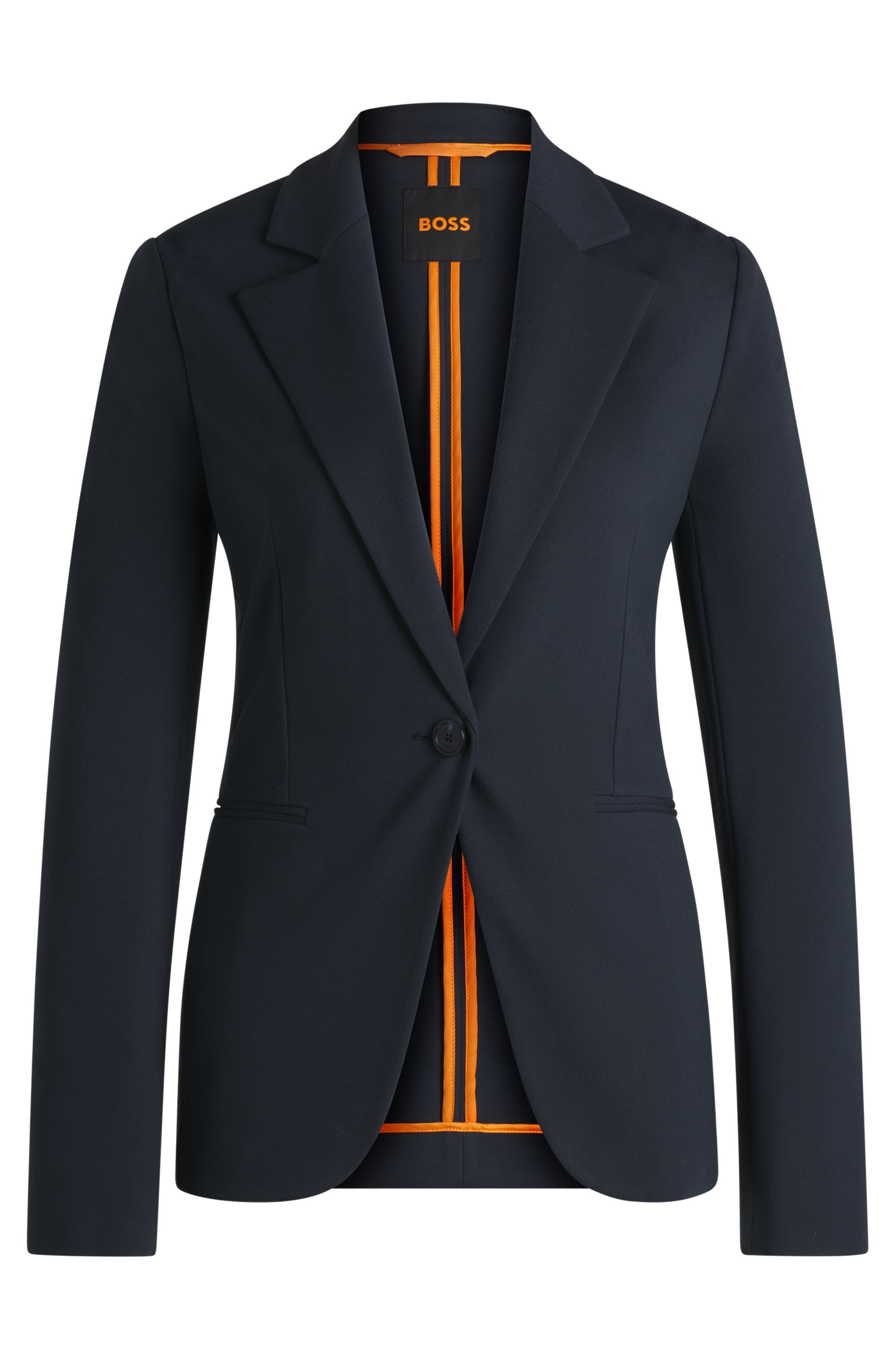BOSS ORANGE Longblazer »Jaslim Premium Damenmode«, mit geschlitzten Ärmeln