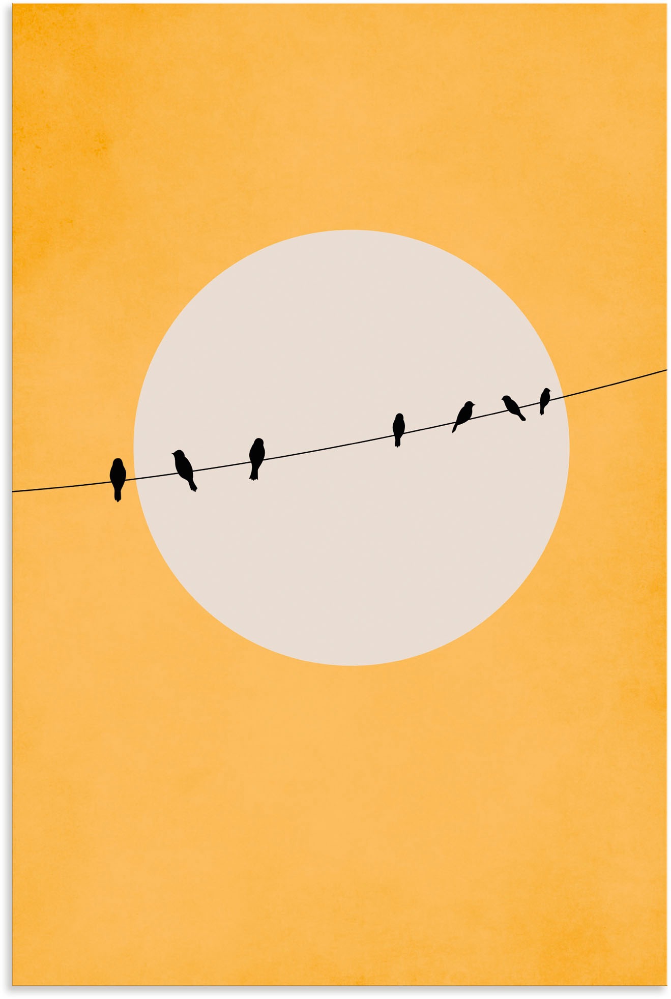 Image of Artland Wandbild »Zwitschern und Chillen«, Vogelbilder, (1 St.), in vielen Grössen & Produktarten - Alubild / Outdoorbild für den Aussenbereich, Leinwandbild, Poster, Wandaufkleber / Wandtattoo auch für Badezimmer geeignet bei Ackermann Versand Schweiz