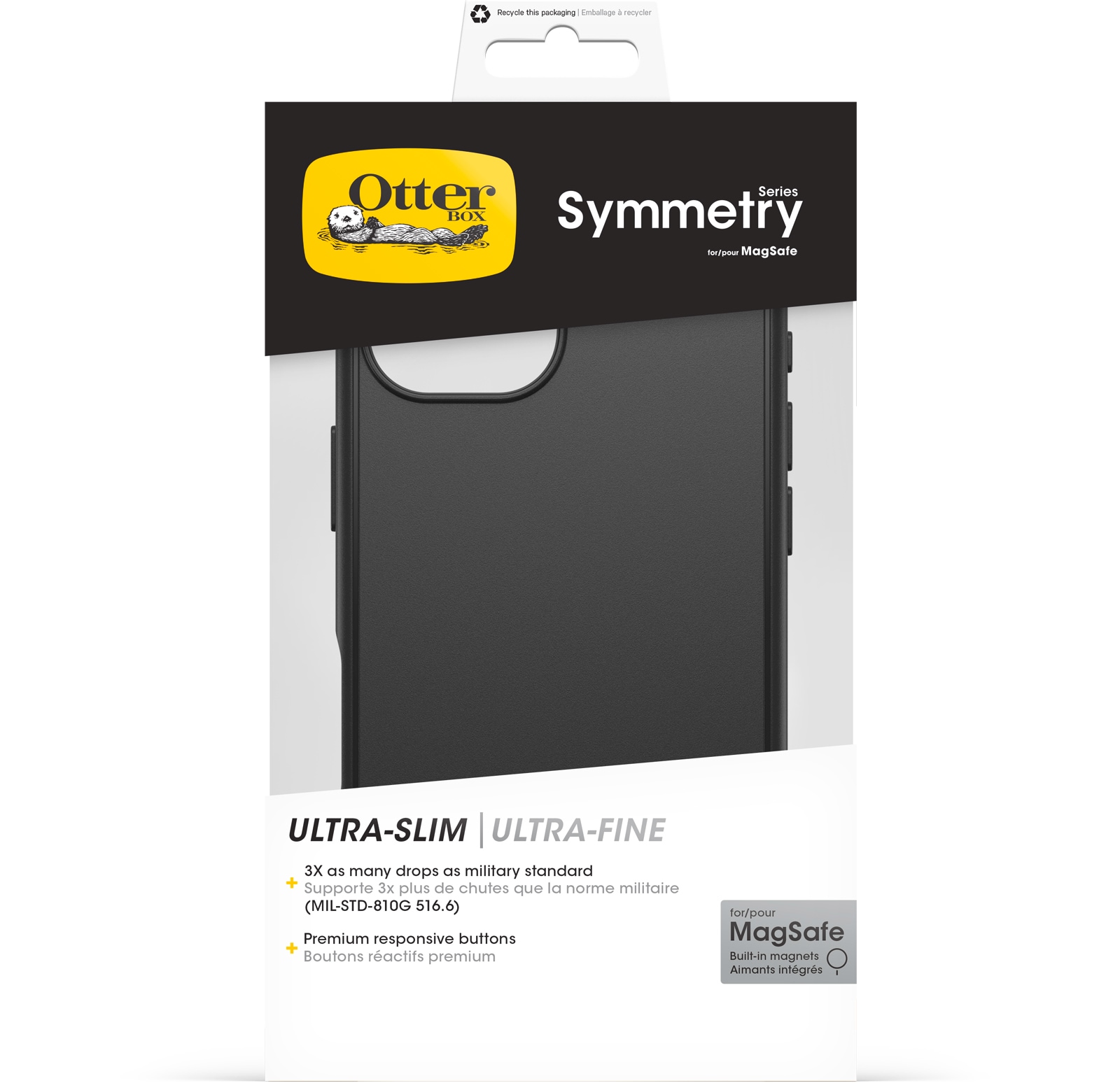 Otterbox Handyhülle »Symmetry für Apple iPhone 16« iPhone 16 Backcover, Schutzhülle, Handyschutzhülle, Case, Schutzcase, stossfest