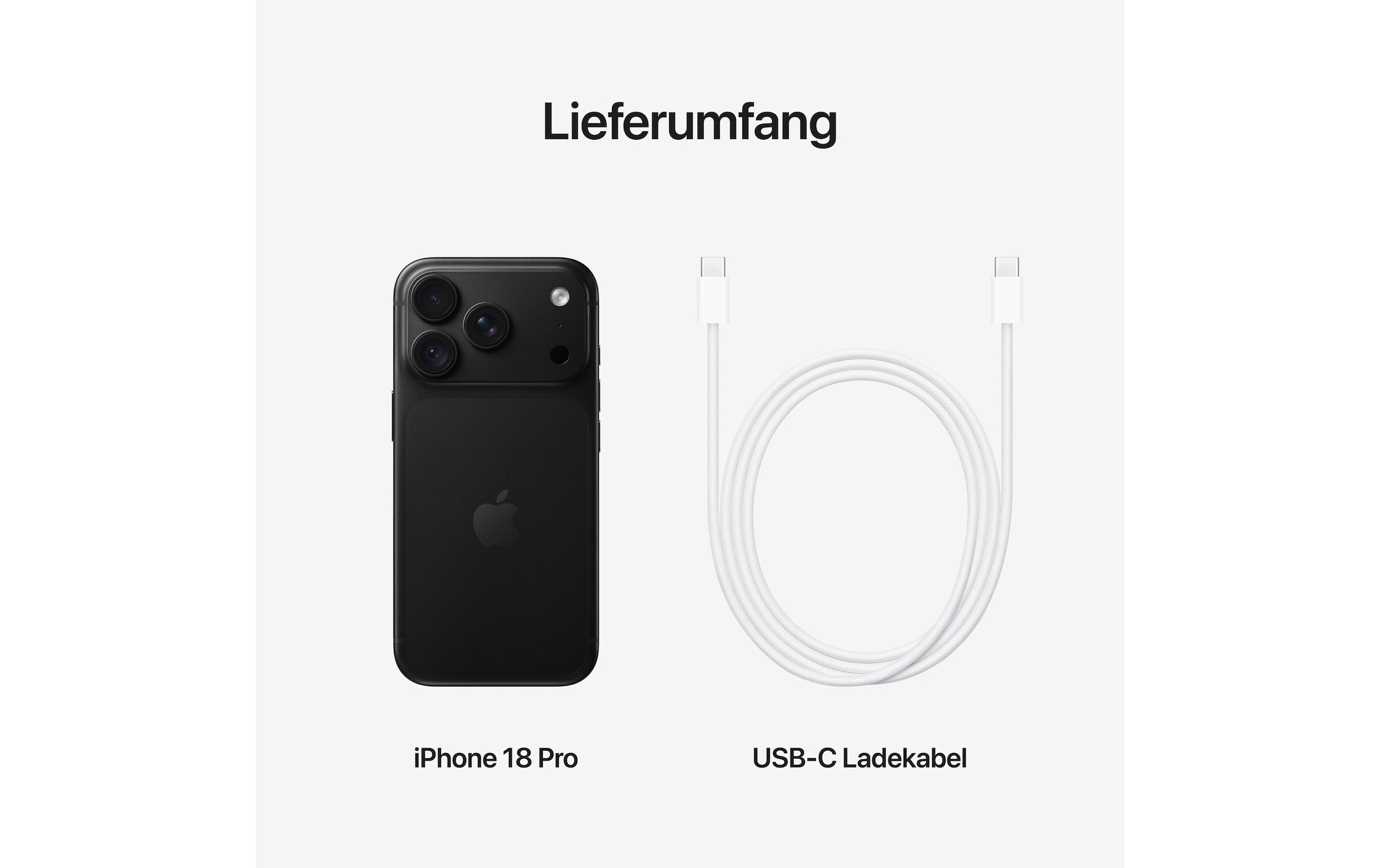 Apple Smartphone »Apple iPhone 18 Pro 512 GB Burgunder« Schwarz