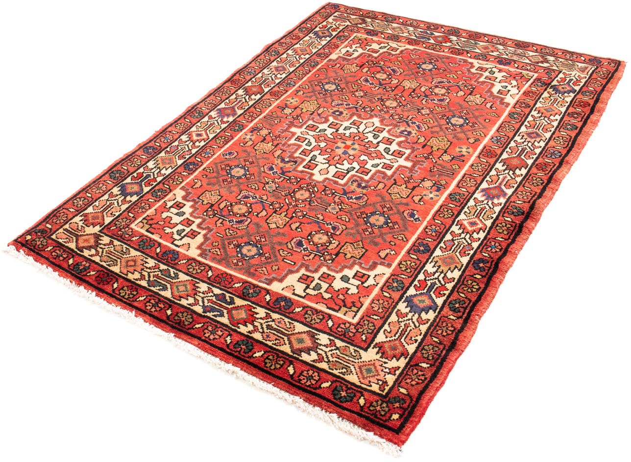 Image of morgenland Orientteppich »Perser - Nomadic - 154 x 110 cm - rot«, rechteckig, 10 mm Höhe, Wohnzimmer, Handgeknüpft, Einzelstück mit Zertifikat bei Ackermann Versand Schweiz