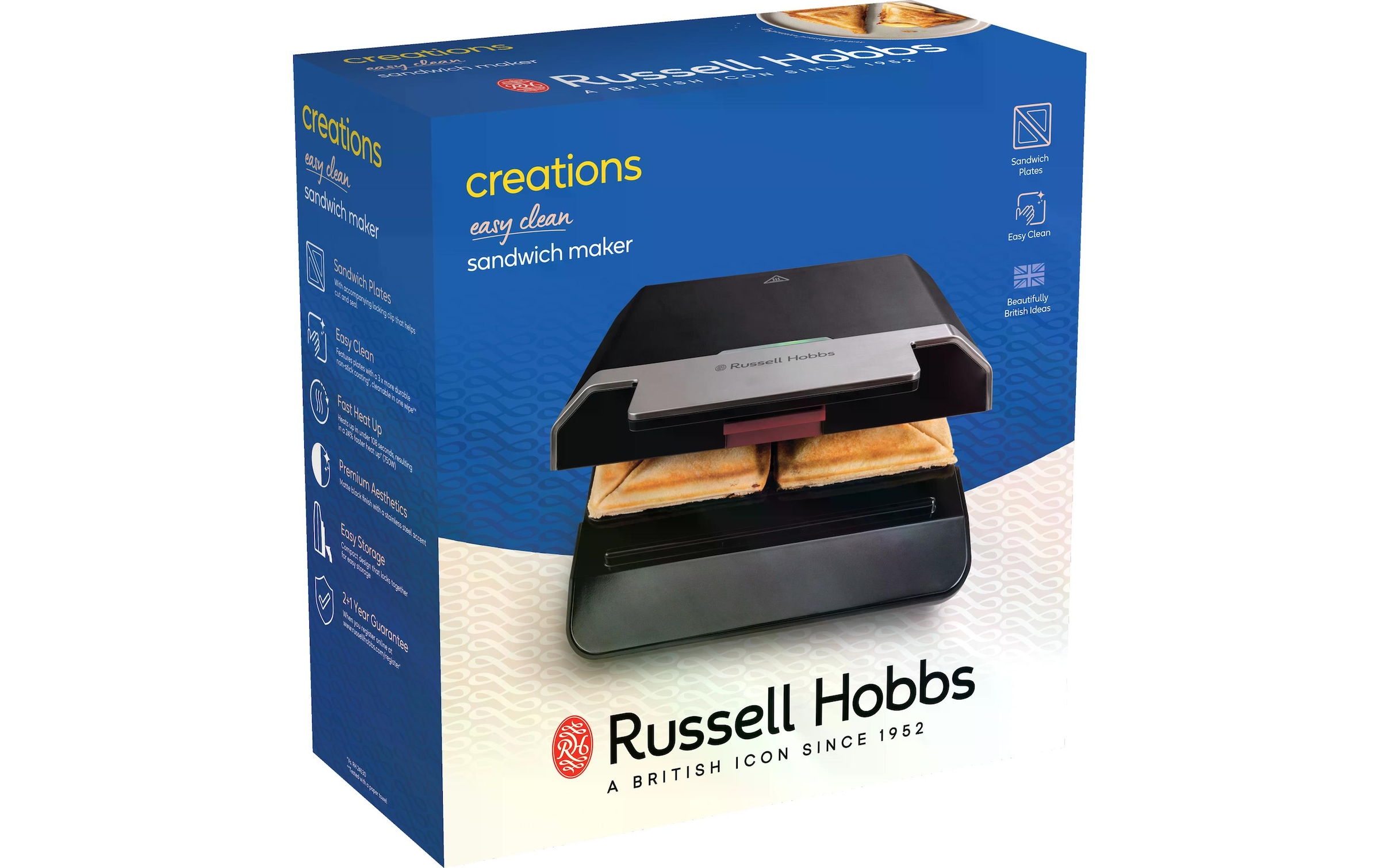 RUSSELL HOBBS Toaster »Easy Clean 750 W«, für 2 Scheiben, 750 W