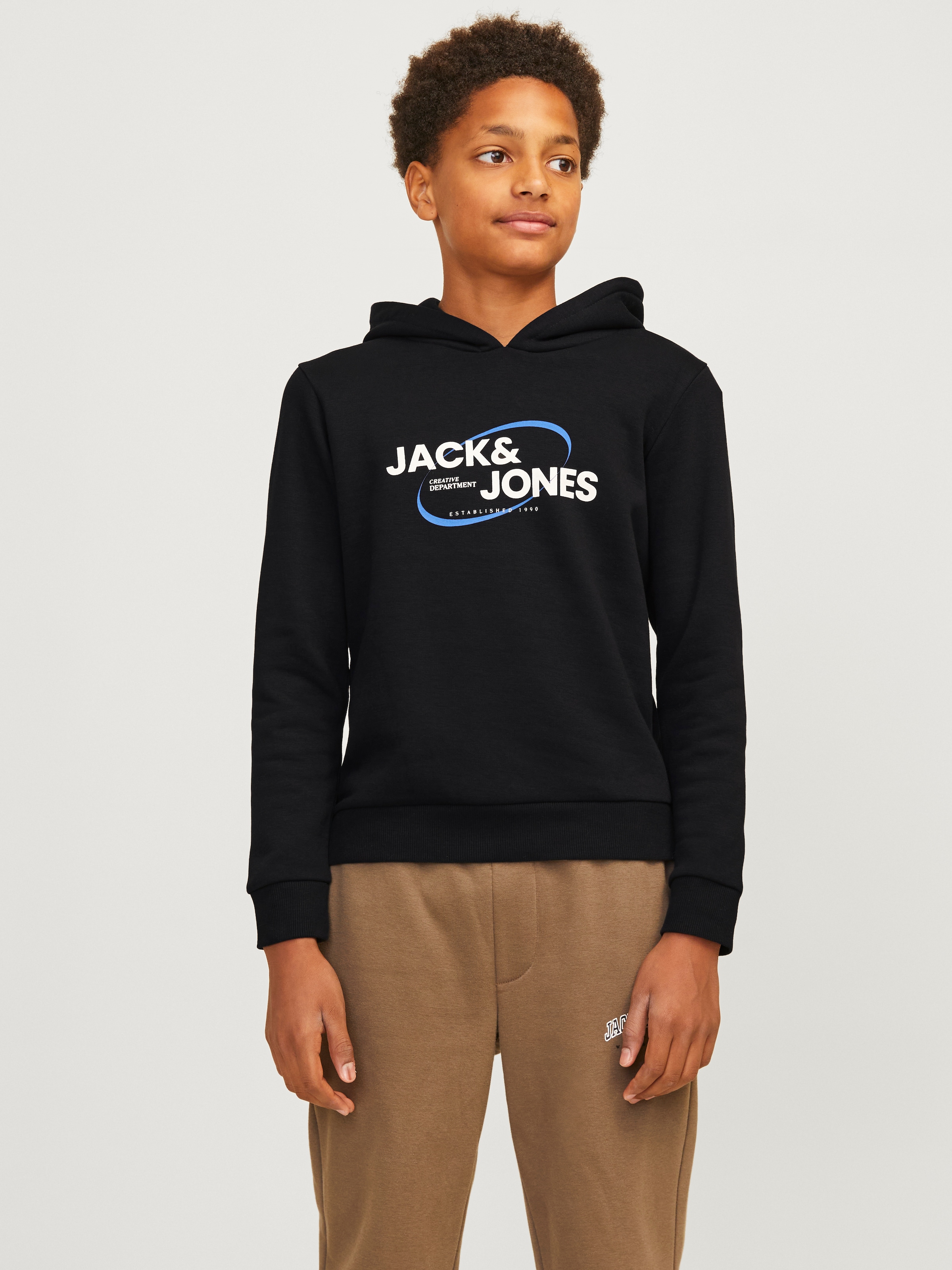 Jack & Jones Junior Kapuzensweatshirt »JCORAY BRANDING SWEAT HOOD FST JNR«