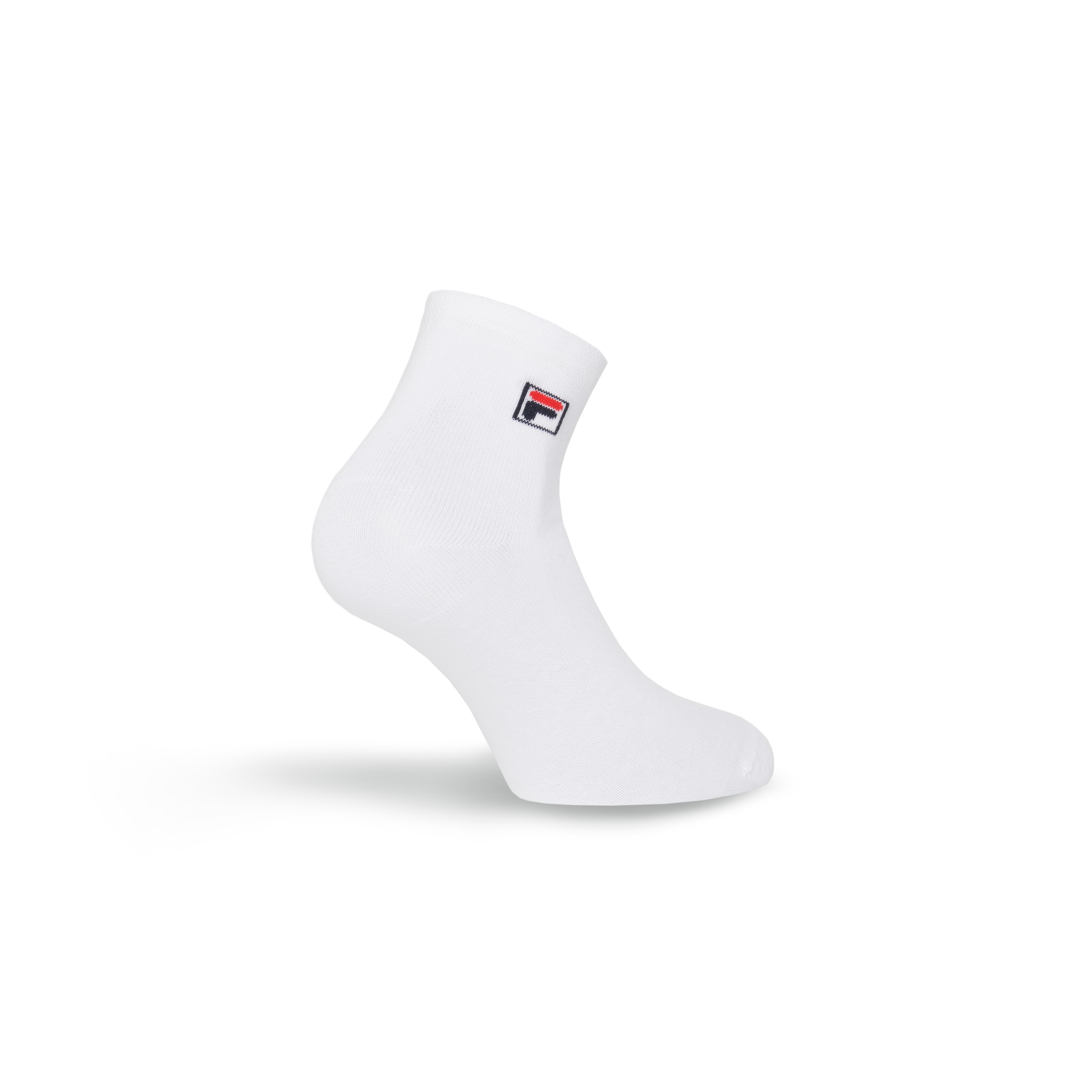 Fila Kurzsocken »UNISEX QUARTER PLAIN SOCKS«, (3 Paar), mit eingestrickem Logo