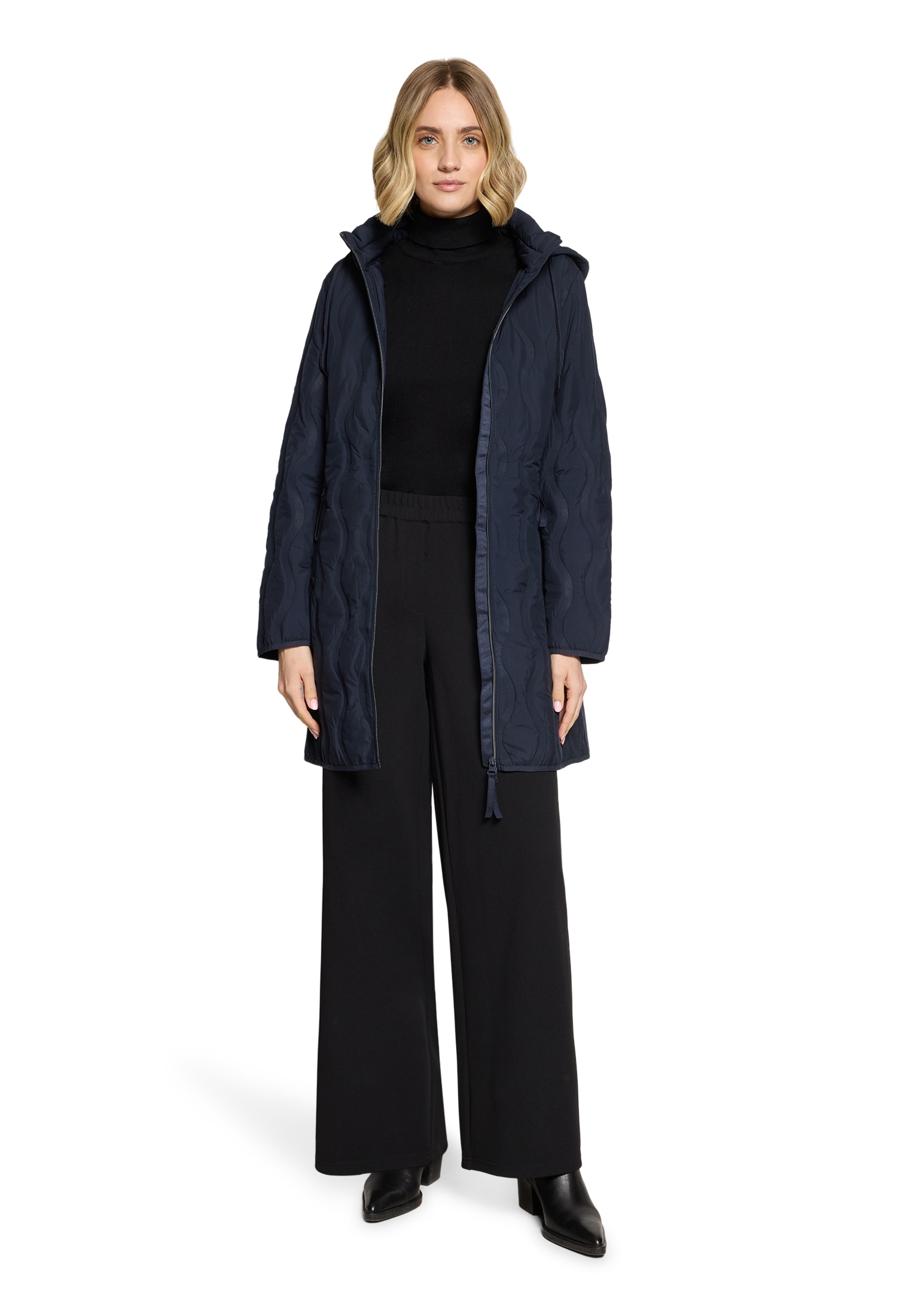 Betty Barclay Steppjacke mit Kapuze Steppmantel mit Kapuze