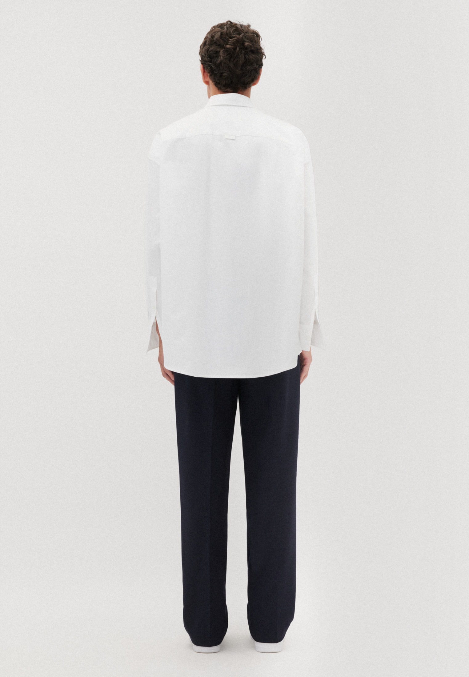 studio seidensticker Businesshemd Oversized Langarm Kentkragen Uni