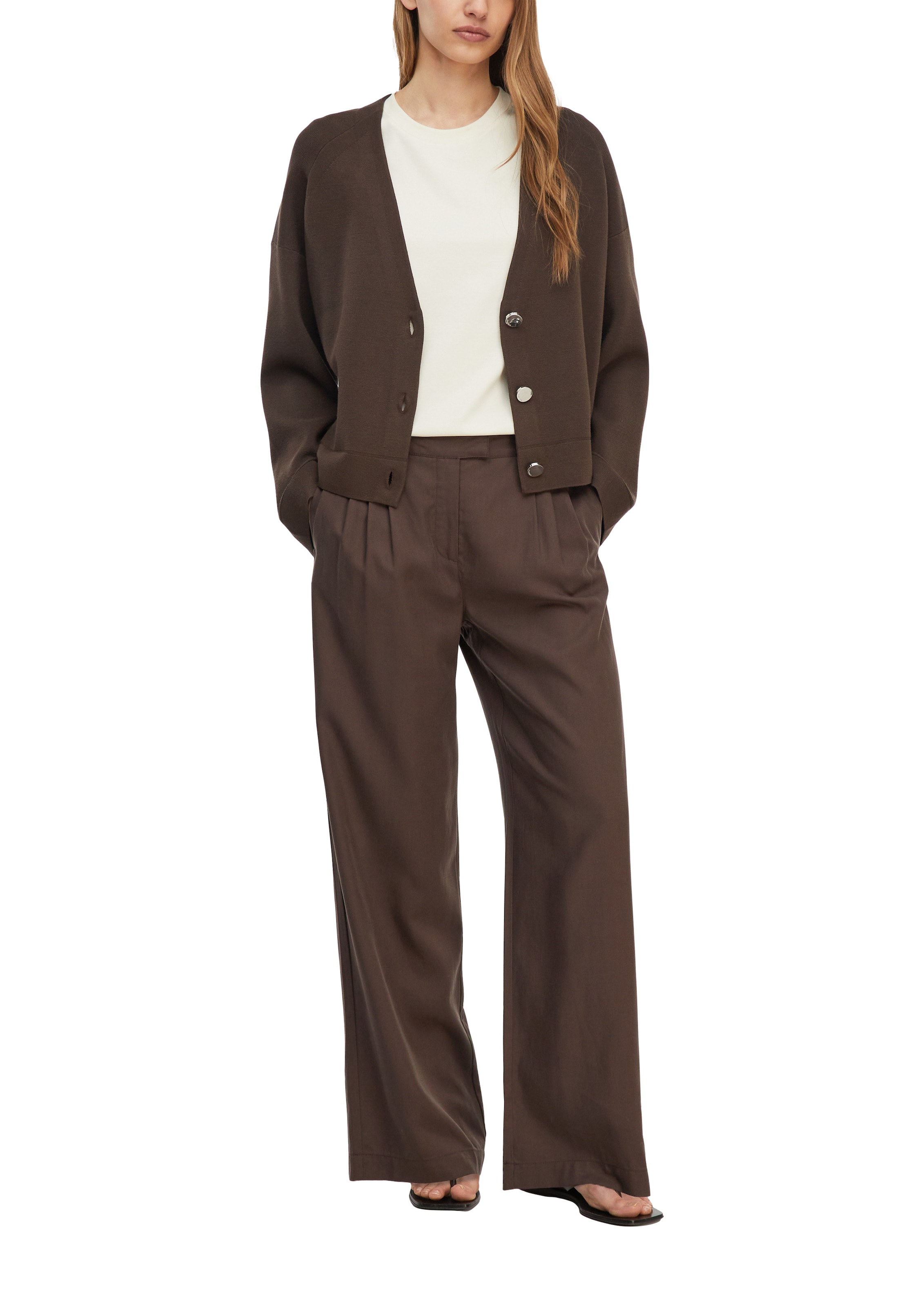 Comma Stoffhose  mit Leinenanteil