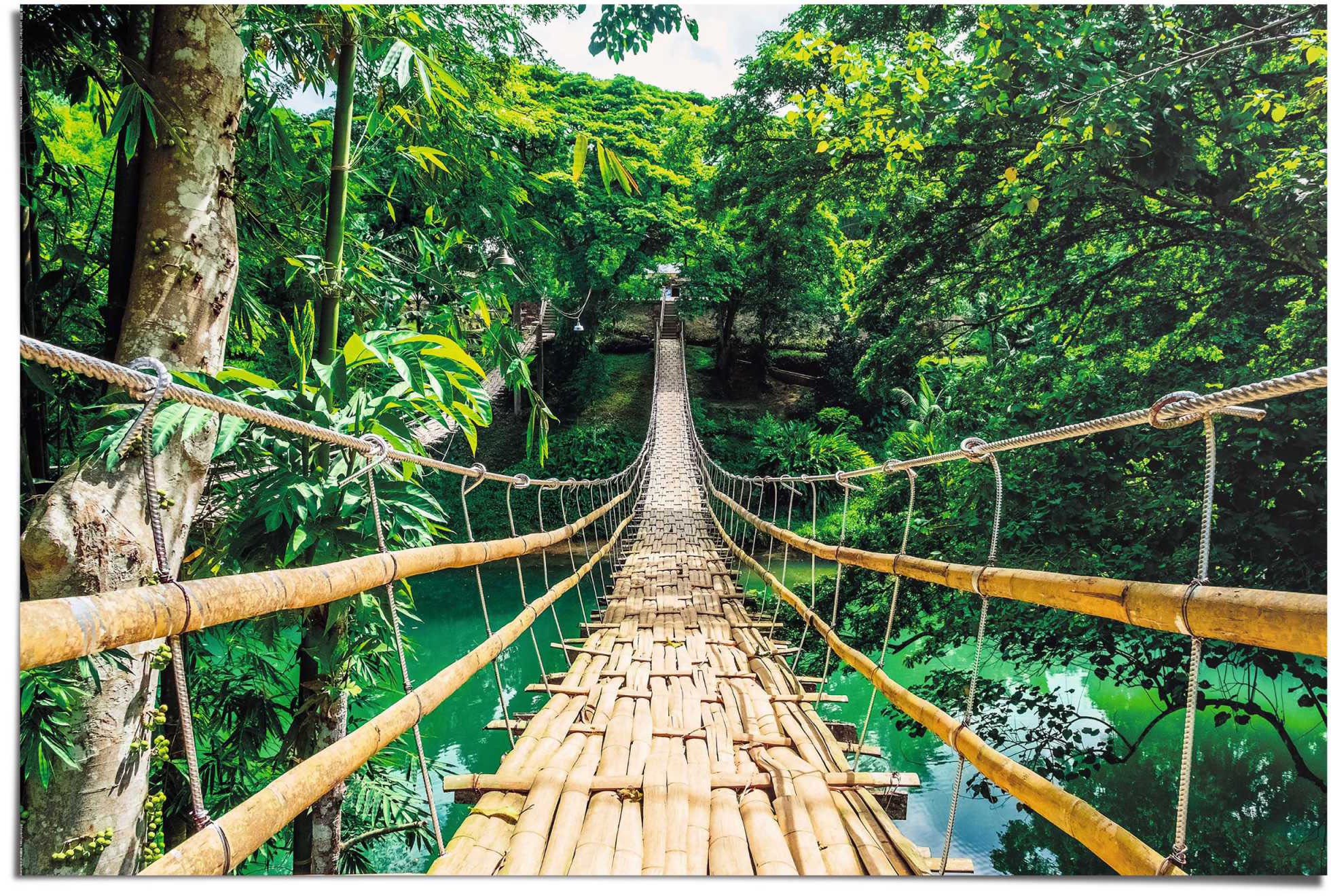 Image of Reinders! Poster »Dschungel Brücke«, (1 St.) bei Ackermann Versand Schweiz