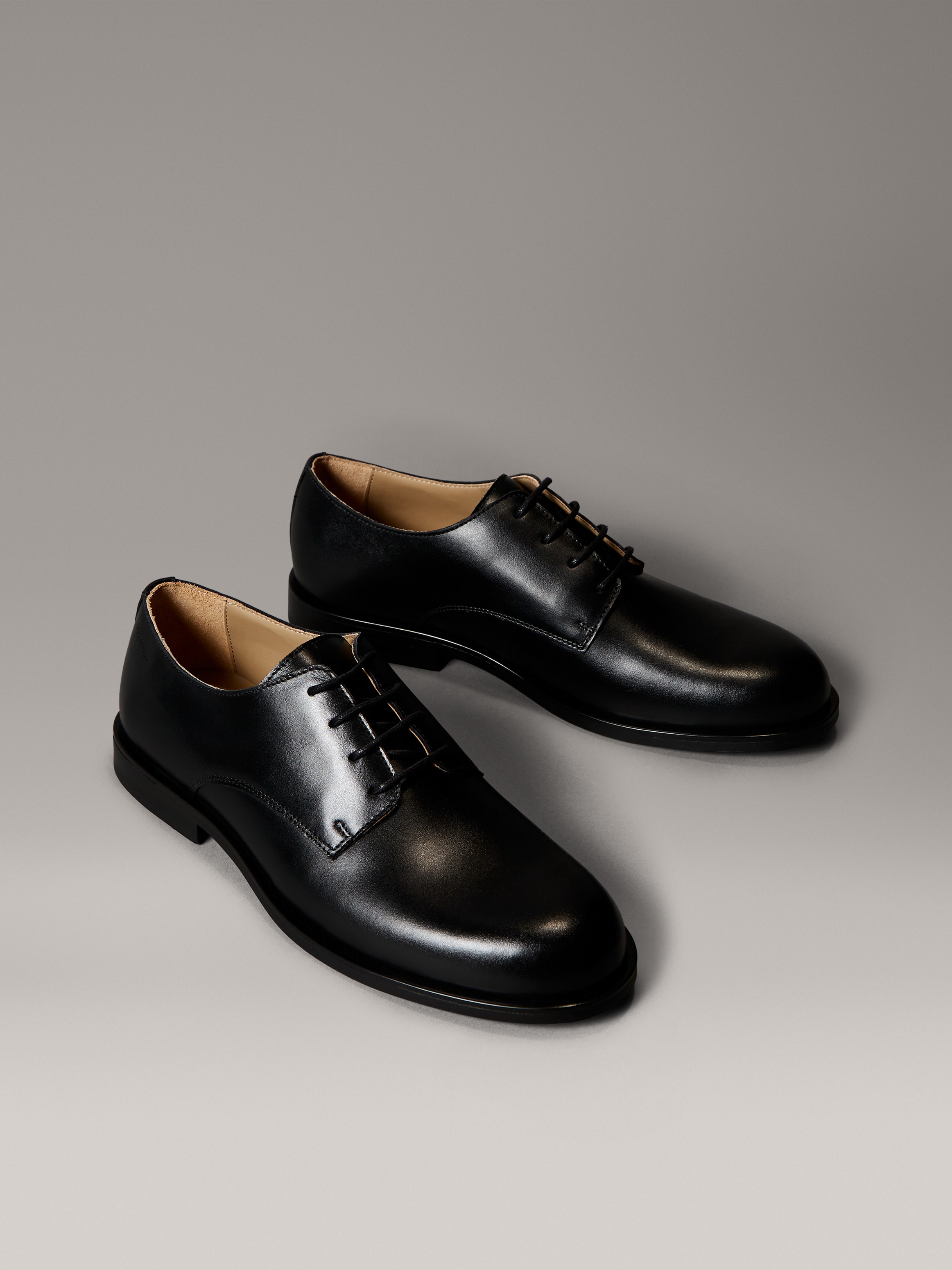 Image of Calvin Klein Schnürschuh "ESS RUBBER DERBY LTH" Anzugschuh, Business-Schnürer, Klassik-Schnürschuh mit CK-Markenlogo