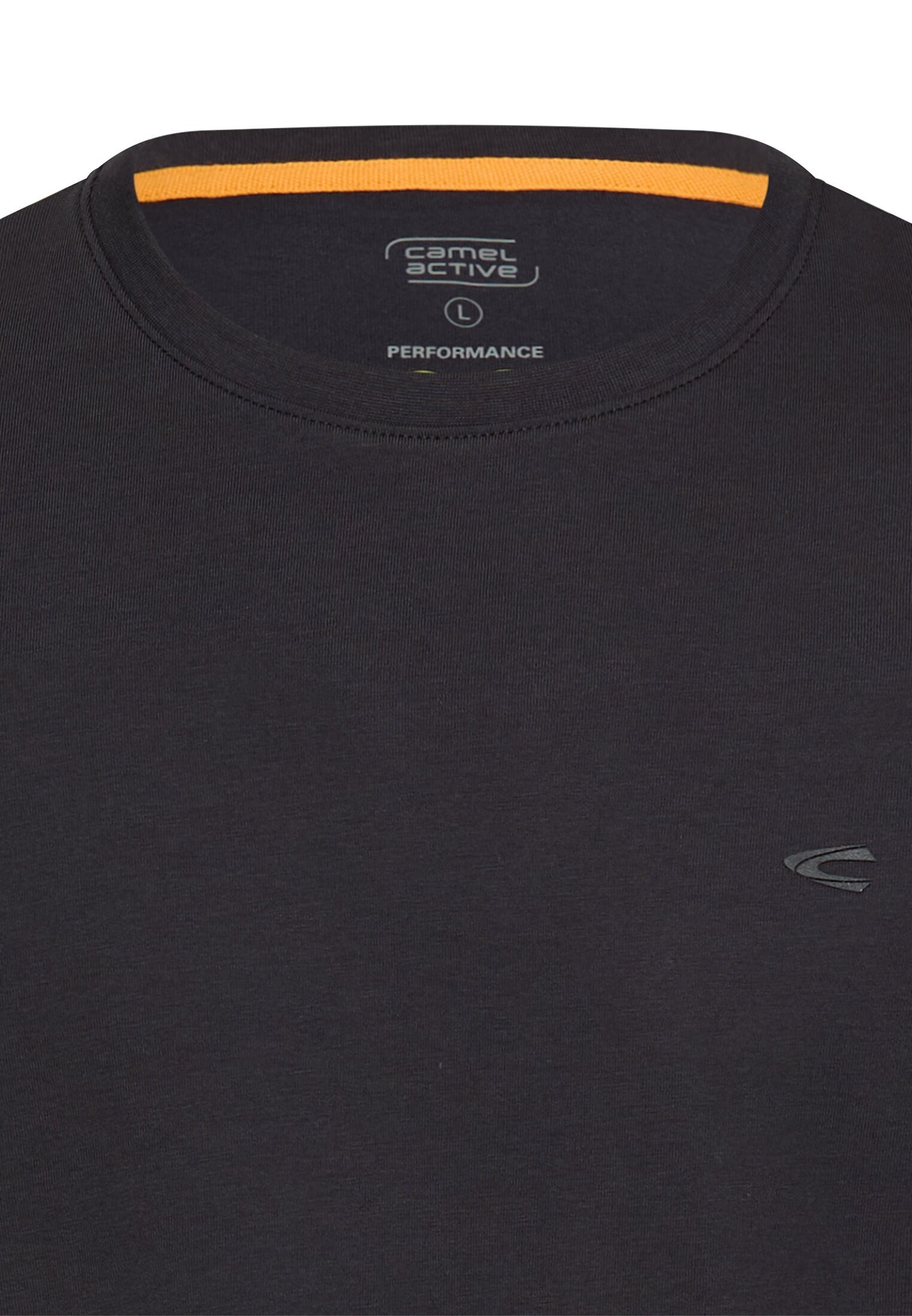 camel active Langarmshirt Longsleeve mit Stretch - unifarben