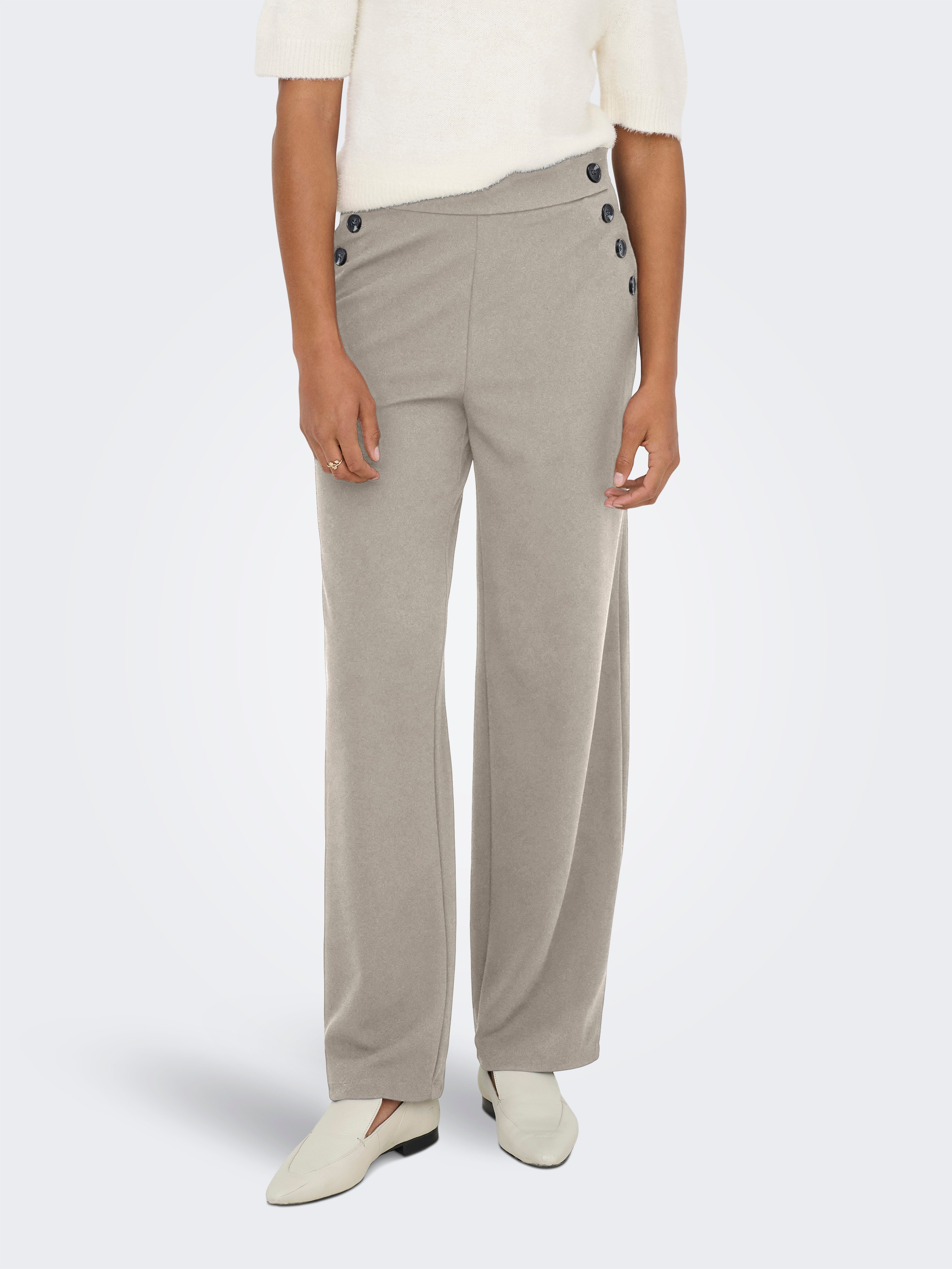 Image of ONLY Schlupfhose "ONLRINA BUTTON PANT JRS NOOS" mit Knopf-Details