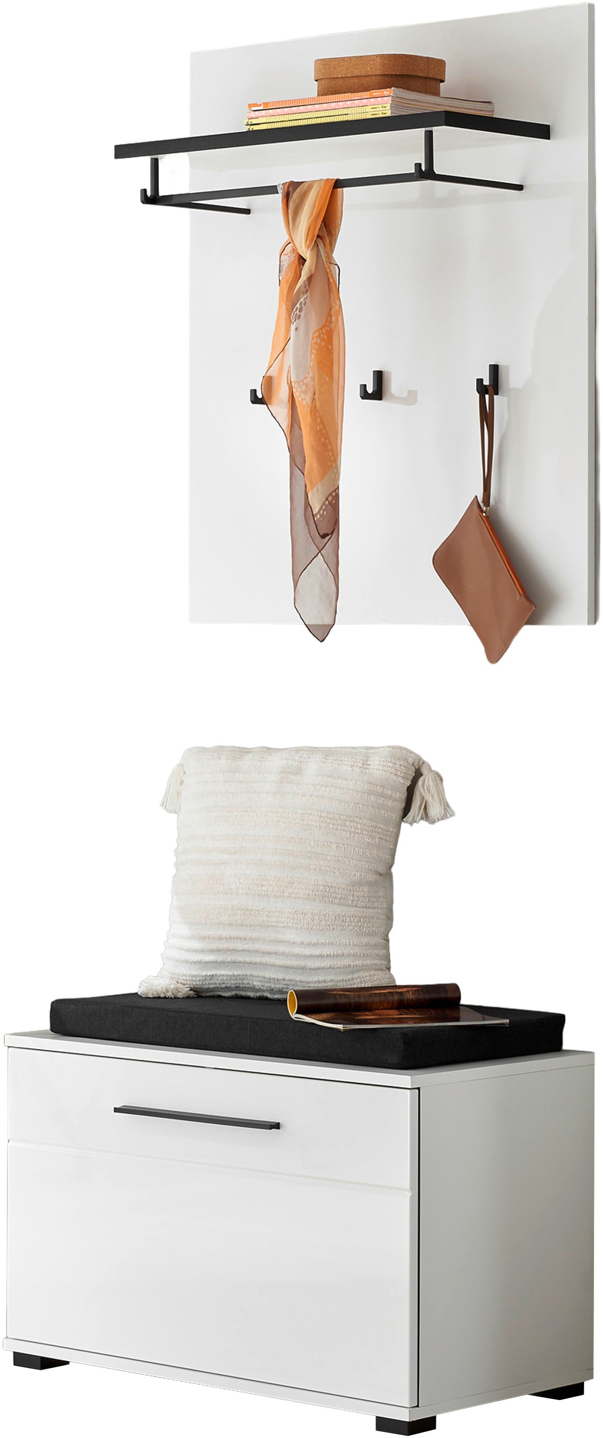 Home affaire Garderoben-Set »Cantara, moderne Garderobe, Komplettset mit viel Stauraum« Komplett-Set, 2 Stk. tlg.