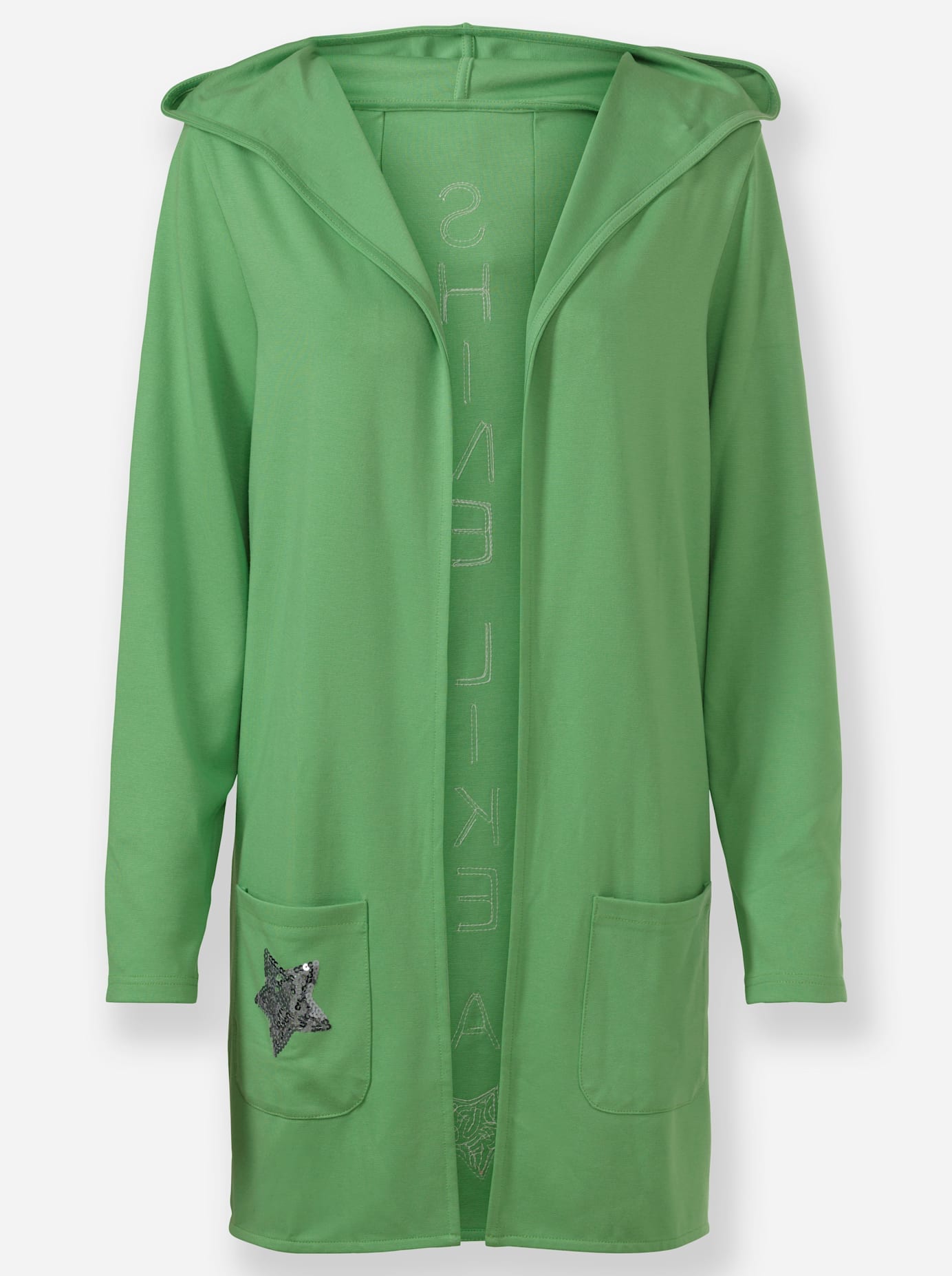 Inspirationen Shirtjacke »Long-Shirtjacke«, (1 tlg.)