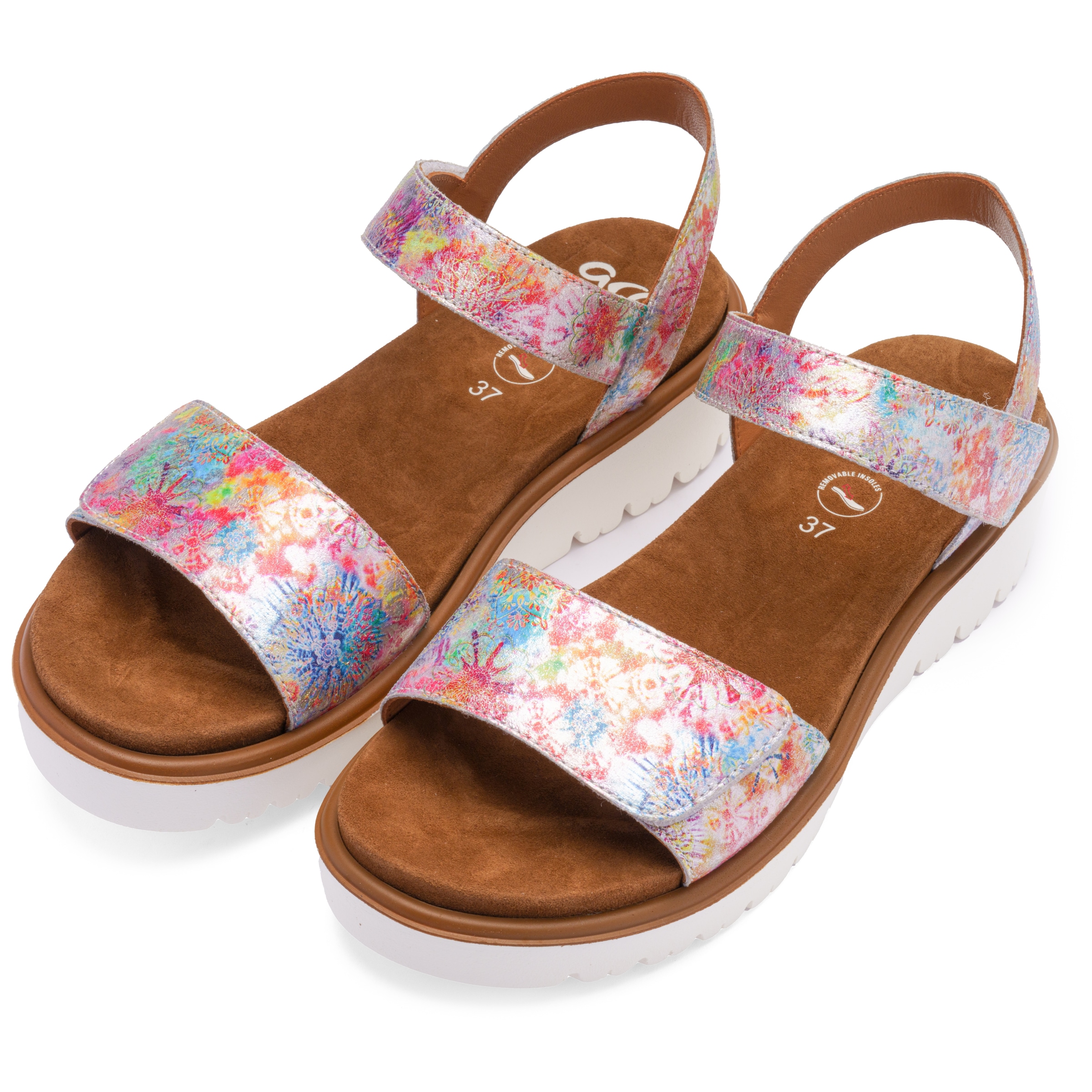 Ara Sandales compensées »BILBAO«  chaussure d'été, sandale, talon compensé, velcro, largeur G (large)