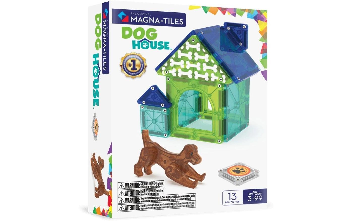 Image of Steinbaukasten "Magna-Tiles Dog House 13 Teile"