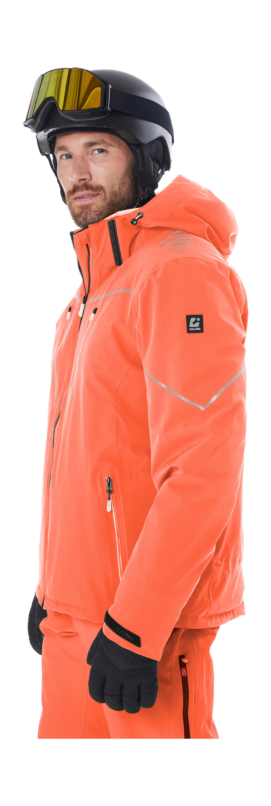 Killtec Veste de ski »KSW 50 MN SKI JCKT« Herren Skijacke: wasserdicht, atmungsaktiv, 4-Wege-Stretch, Schneefang