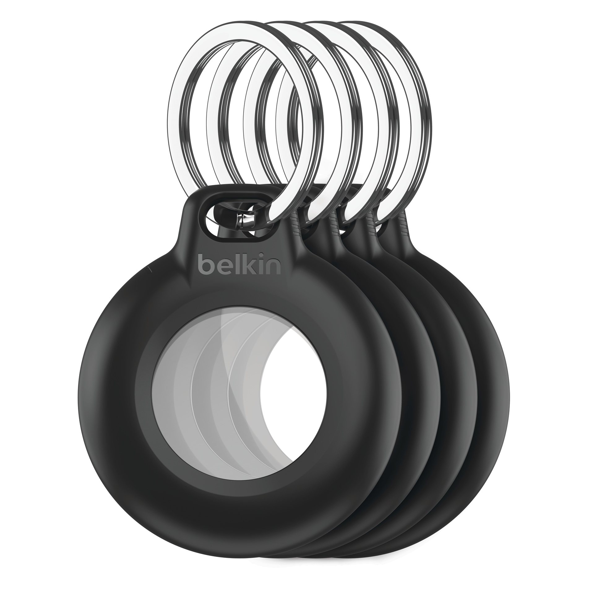 Image of Belkin Schlüsselanhänger Set "Secure Holder 4er-Pack wasserfest für Apple AirTag" 4 Stk.