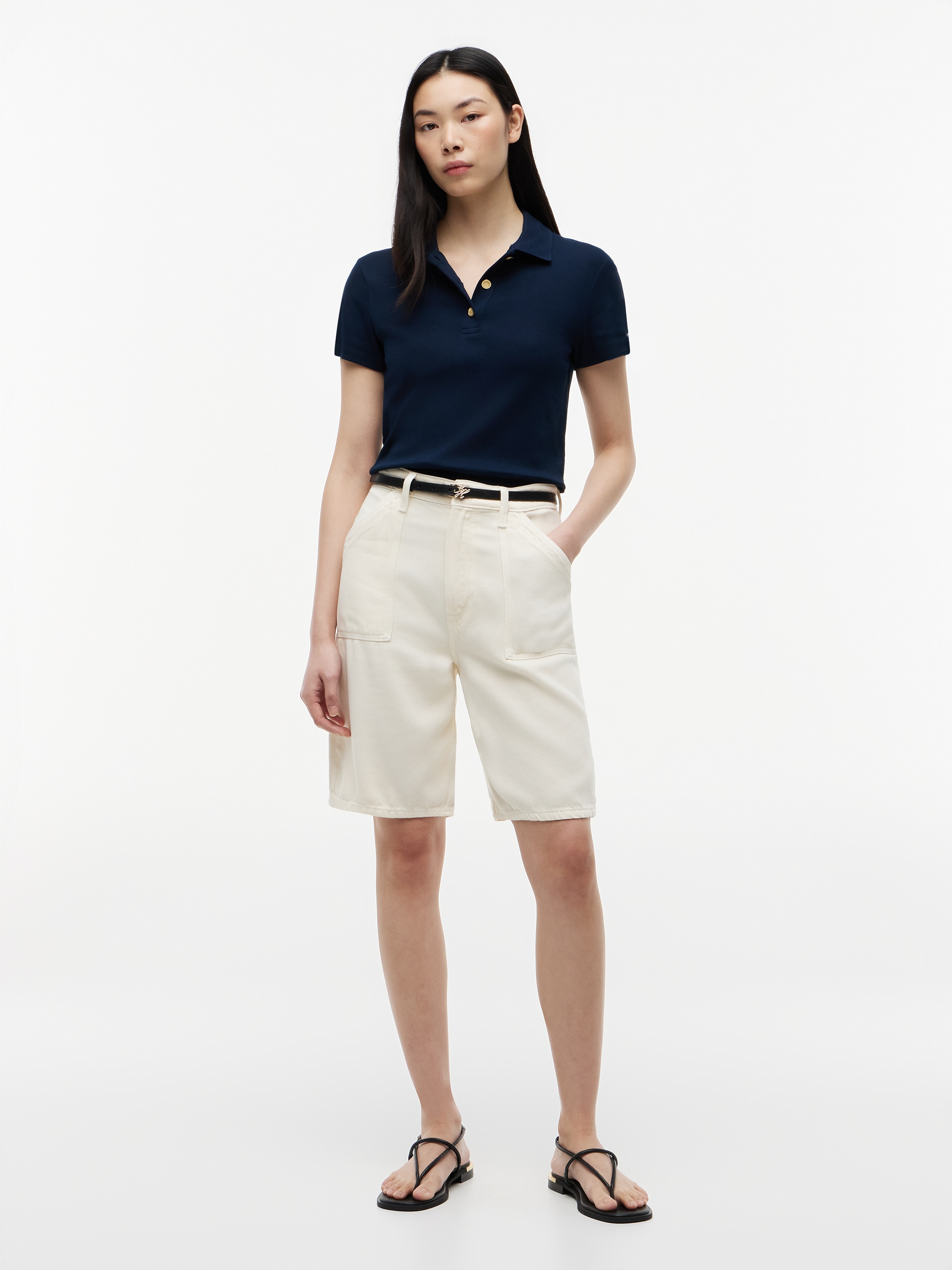 Tommy Hilfiger Polo »GOLD BUTTON SLIM SS POLO«