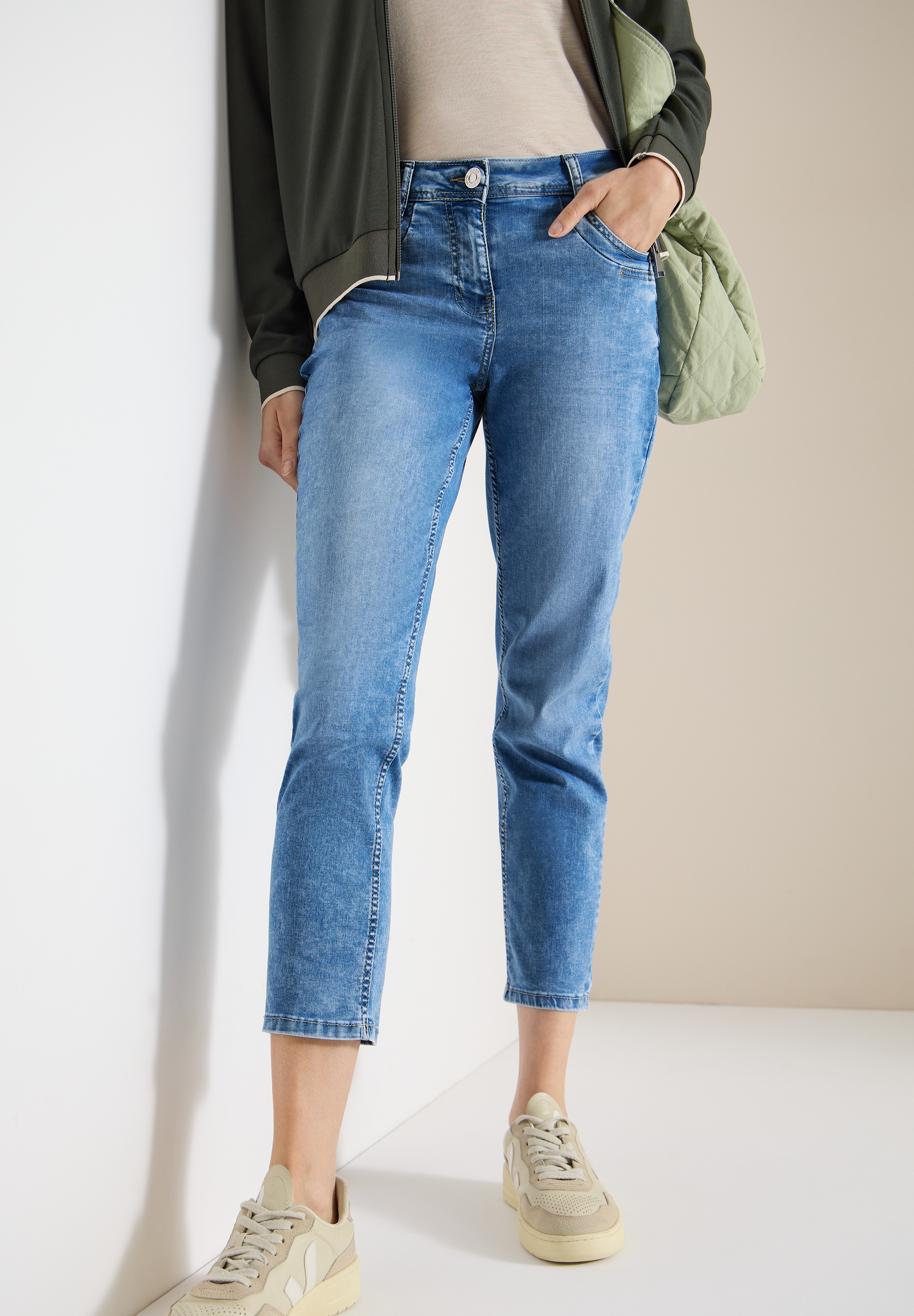 Image of Cecil Slim-fit-Jeans "Style Scarlett" im 5-Pocket-Style und mit Stretch