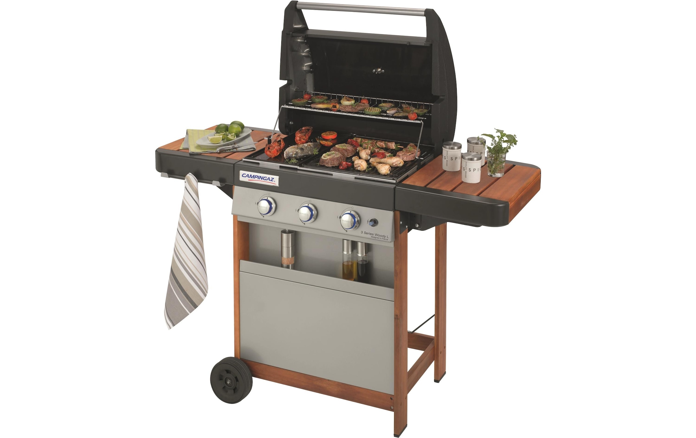 Campingaz Gasgrill »BBQ 3 Series Woody L (CH)«
