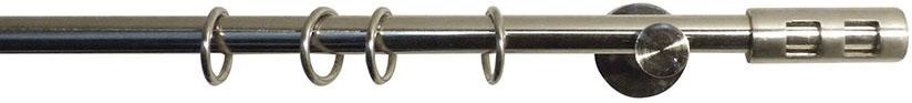 Image of indeko Gardinenstange »Kemi«, 1 läufig-läufig, Wunschmasslänge, edelstahlfarben bei Ackermann Versand Schweiz