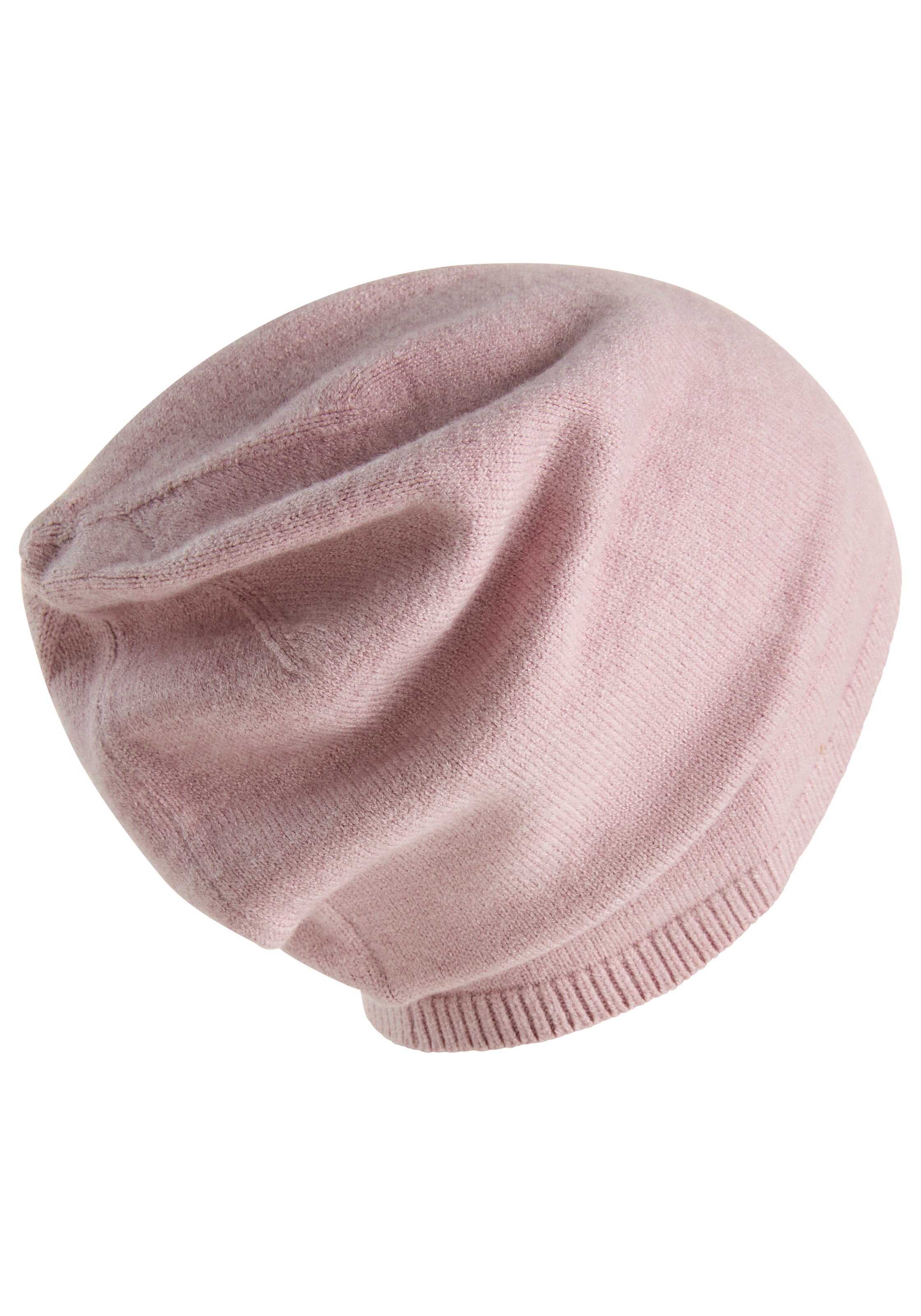 Laura Scott Beanie mit modischen Rippenabschlüssen - NEW