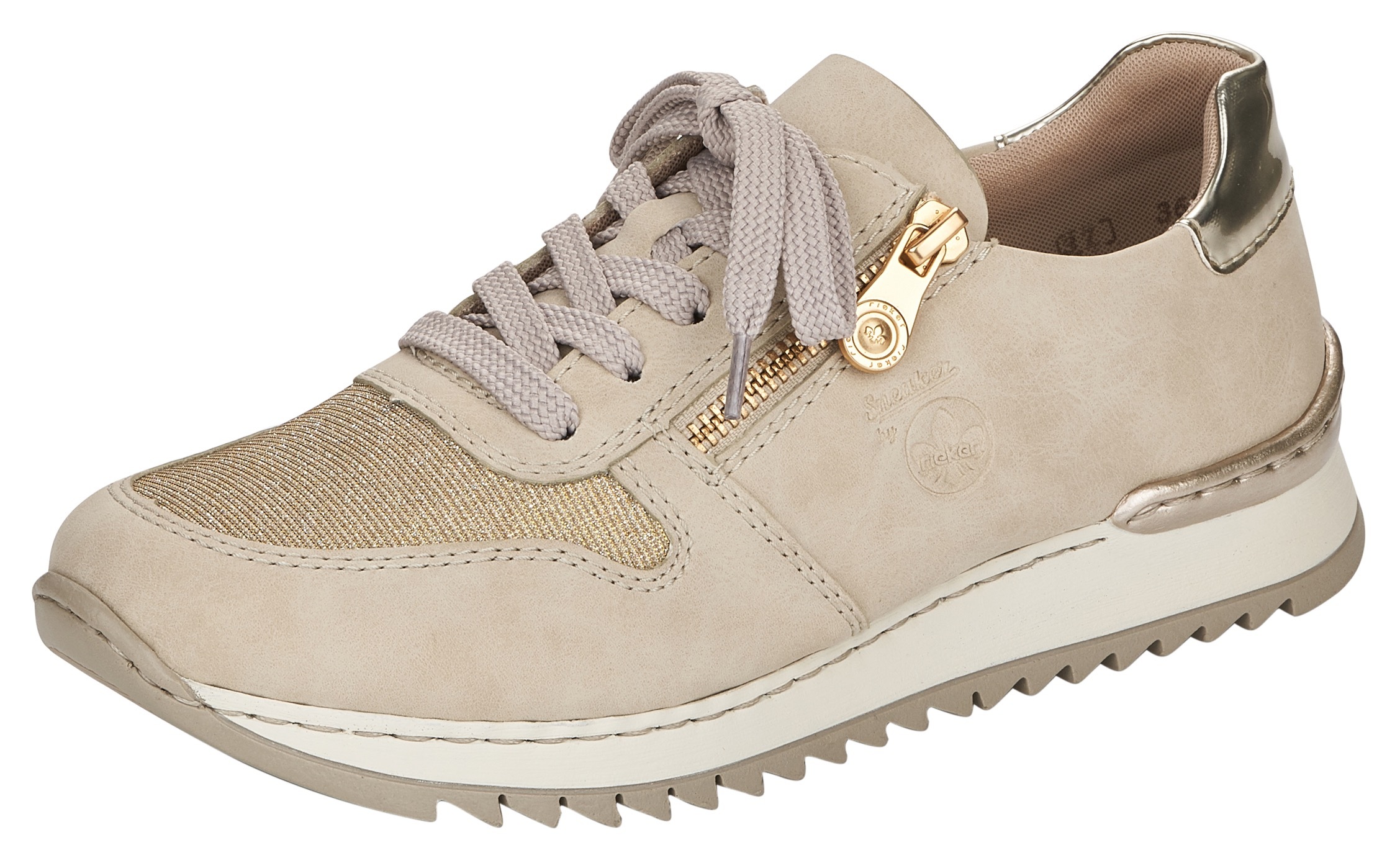 Image of Rieker Sneaker, mit golfarbenem Reissverschluss bei Ackermann Versand Schweiz