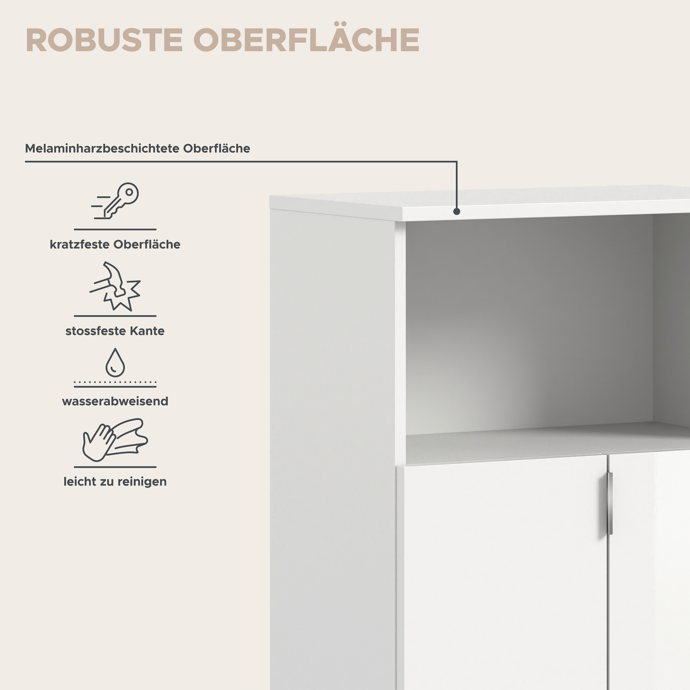 INOSIGN Garderoben-Set »Trondheim, Garderobenset 3-tlg. Breite 111 cm,«, (3 St.), hochglanz, best. aus: Paneele, Schuhkommode, Flur, Diele