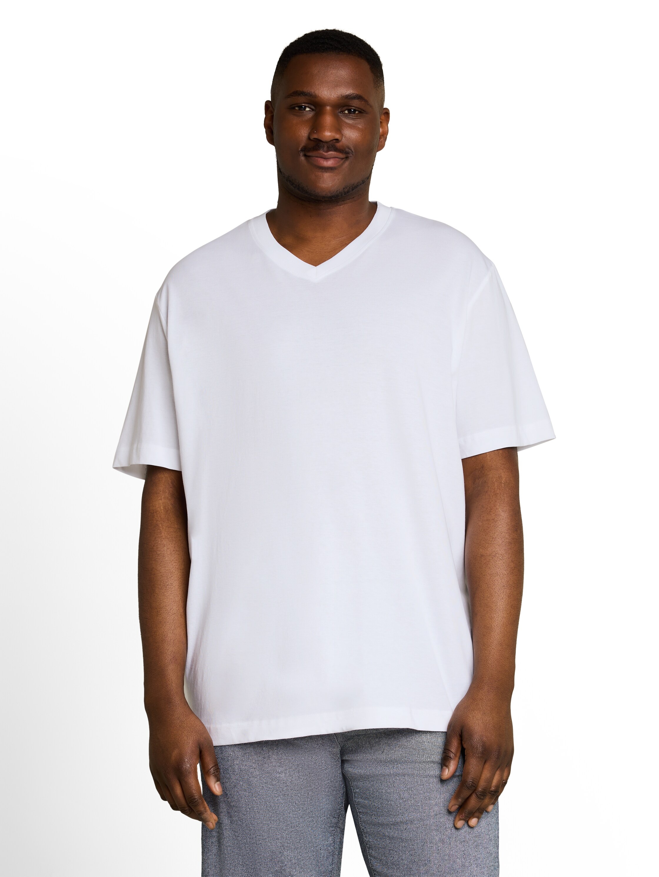 TOM TAILOR PLUS T-Shirt Packung, 2er,  im 2er Pack
