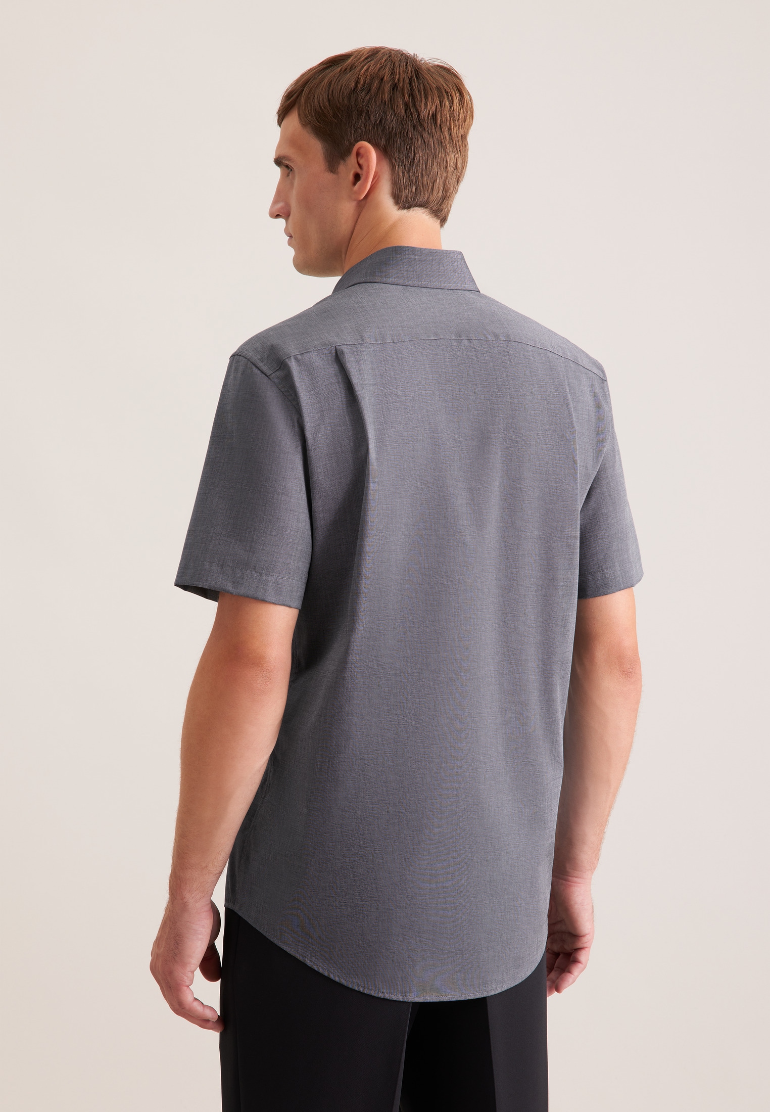 seidensticker Chemise d'affaires »Schwarze Rose« Regular 1/2 Kentkragen Uni