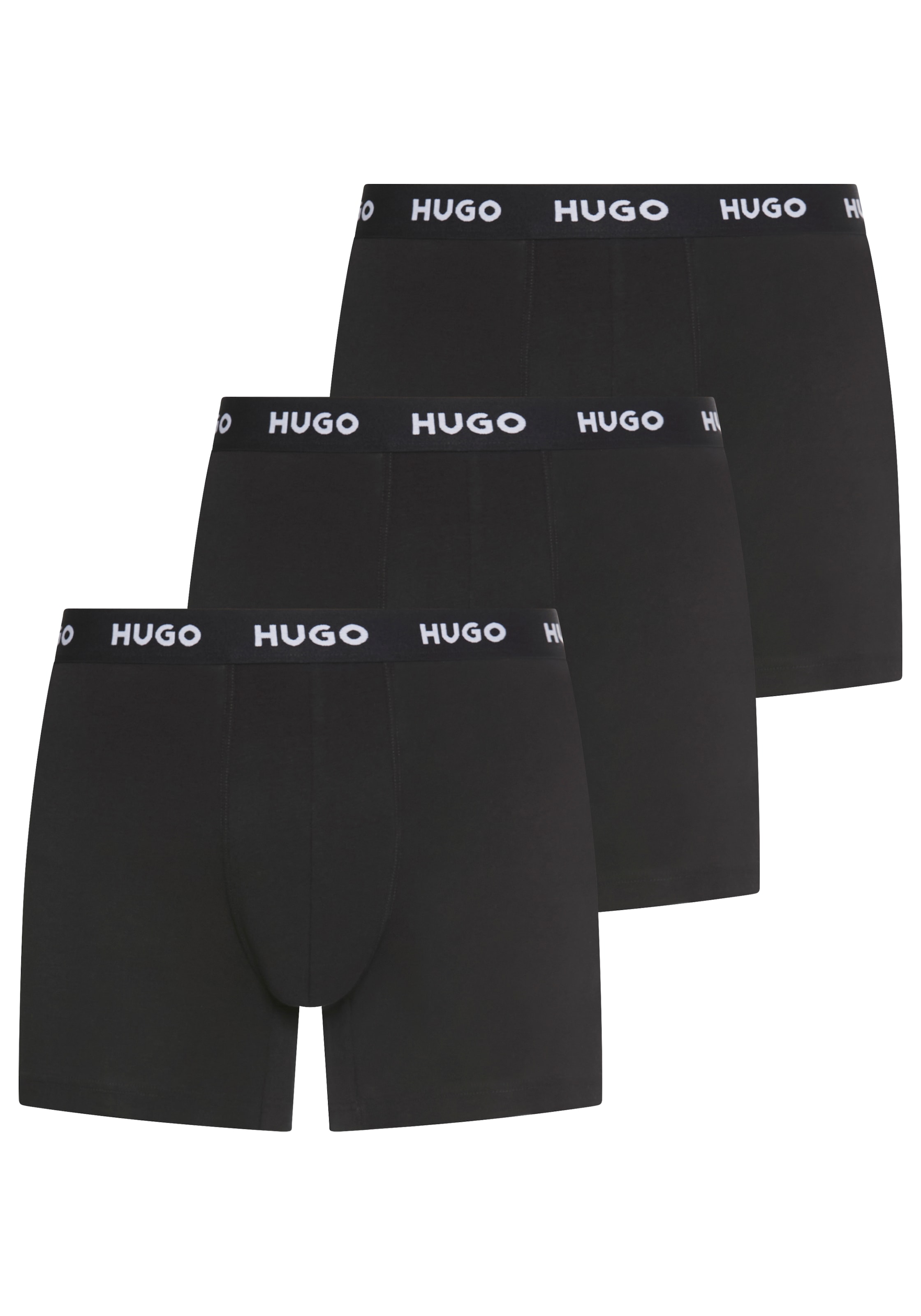 HUGO Underwear Boxer »BOXERBR TRIPLE« Packung, 3er, 3 cuis mit elastischem Bund