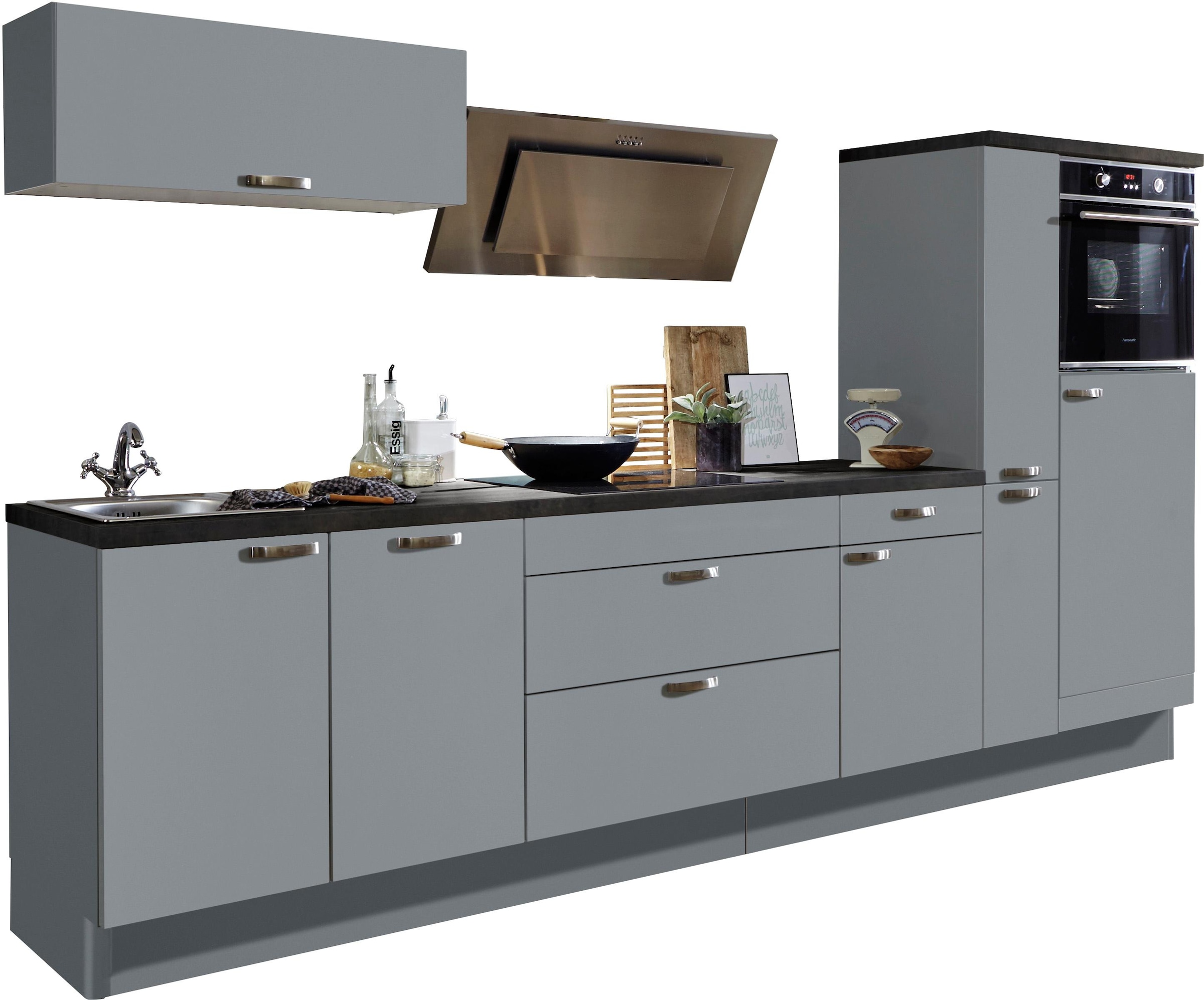 Image of KOCHSTATION Küchenzeile "KS-Cara" Vollauszüge und Soft-Close-Funktion, Breite 320 cm