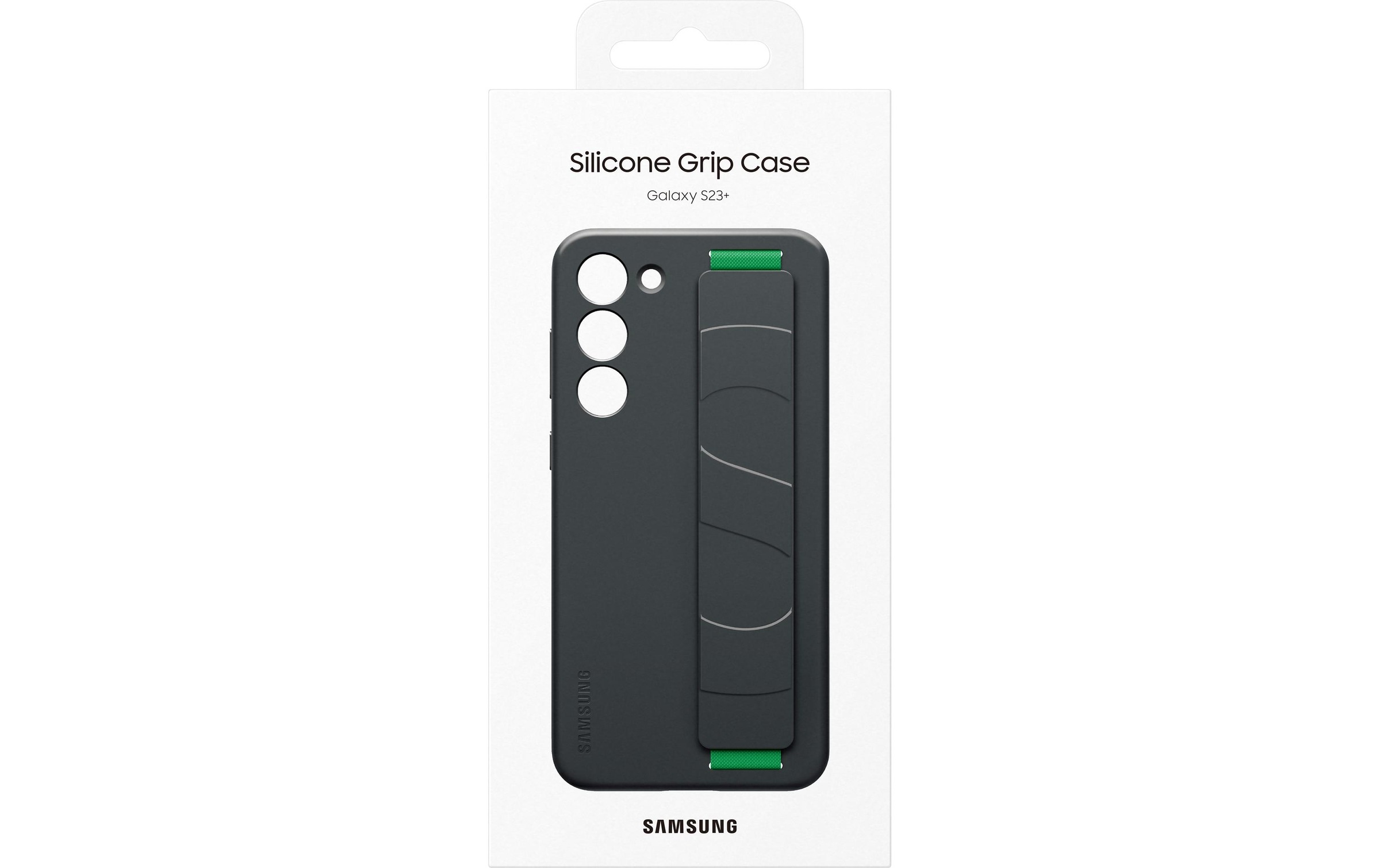 Samsung Handyhülle »Silicone Grip Cover Black« Samsung Galaxy S23+