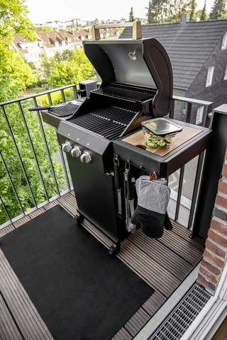 WENKO Hakenleiste »Modell Ima«, magnetisch, mit 4 Haken für Spültücher und Grillzubehör, ohne Bohren