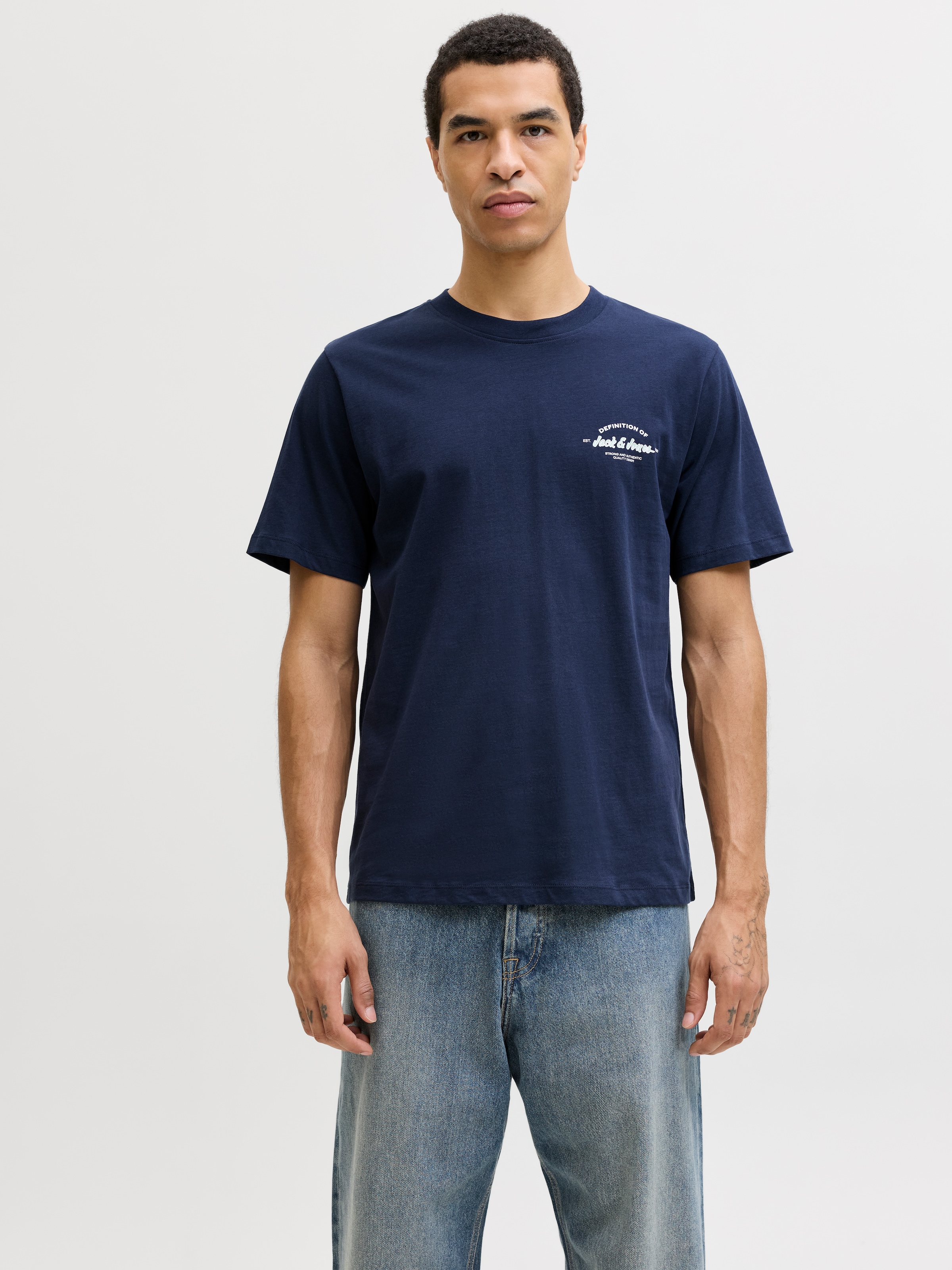 Image of Jack & Jones Rundhalsshirt "JJBRANDON TEE SS CREW NECK"