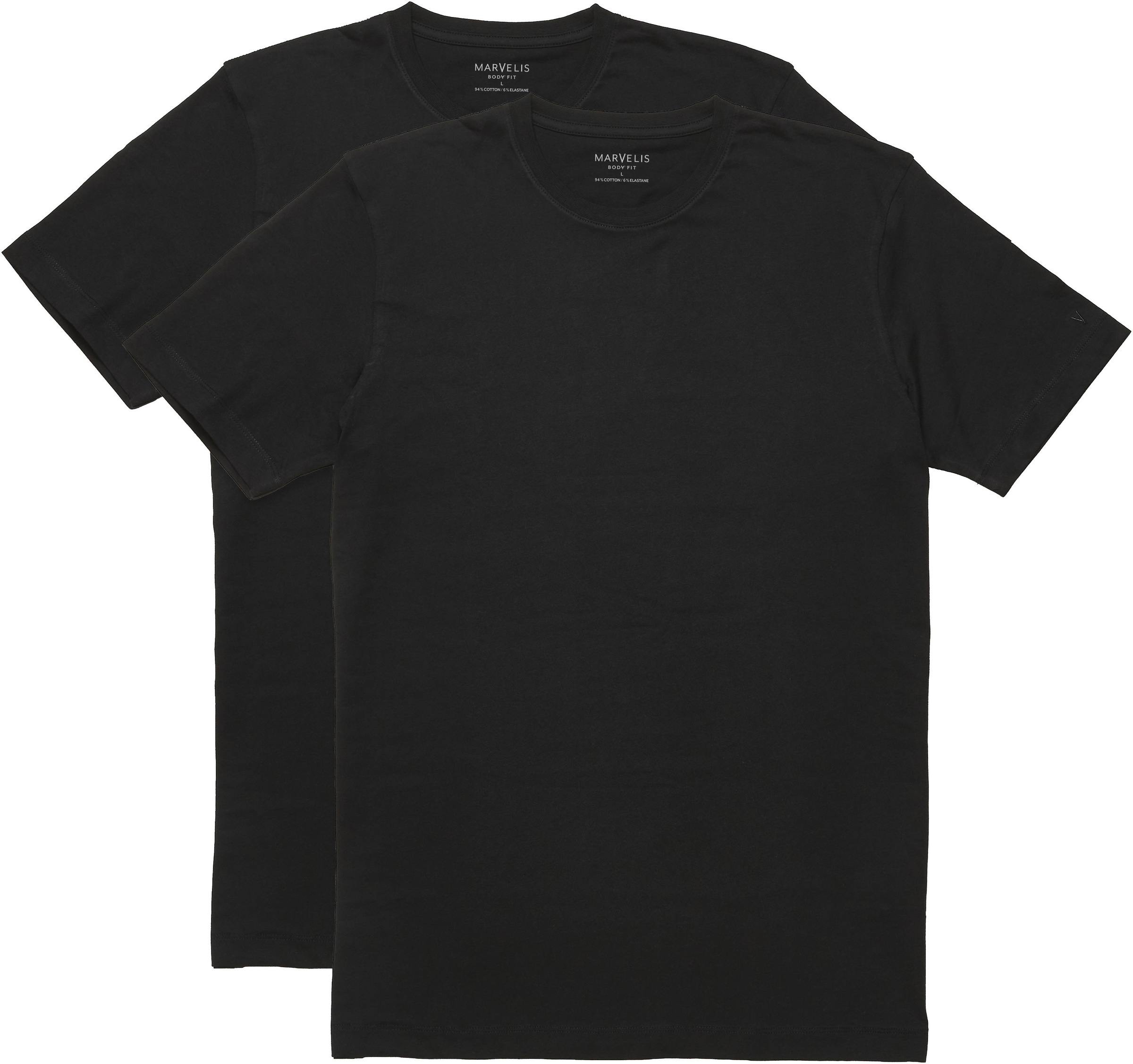 MARVELIS T-Shirt 2 Doppelpack, body fit