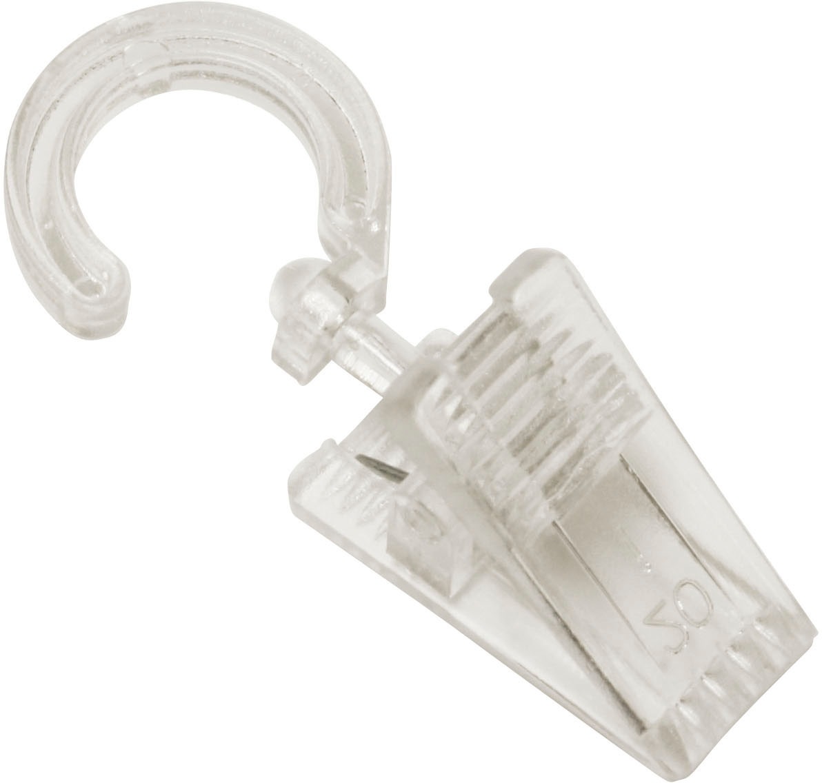 Image of GARDINIA Gardinenhaken »Haken mit Klammer für Ø 10 mm«, (6 St.), Serie Lugano bei Ackermann Versand Schweiz