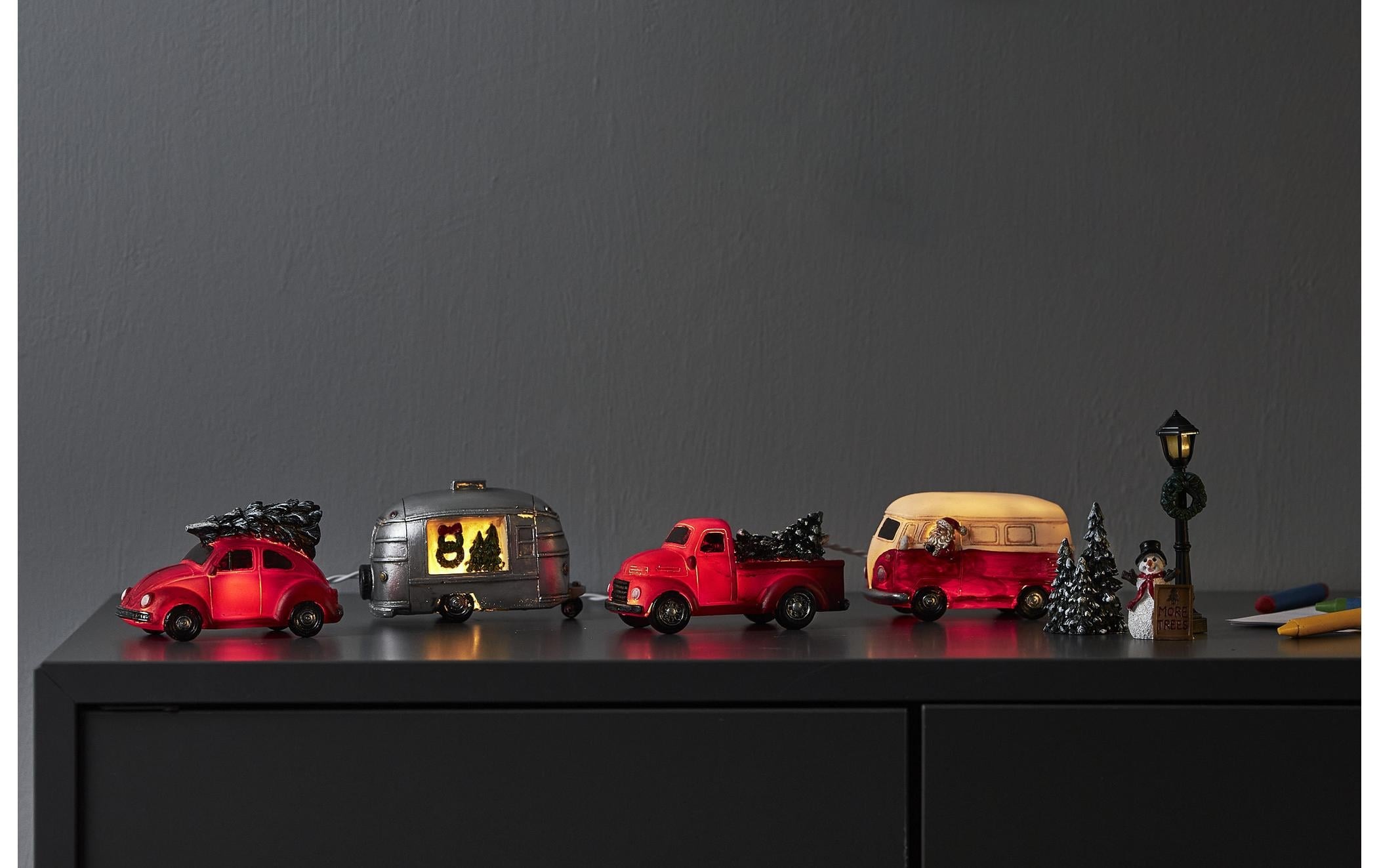 Parforce Traditional Hunting LED Dekofigur »Merryville, 8er Set, 42 cm, Mehrfarbig« Warmweiss