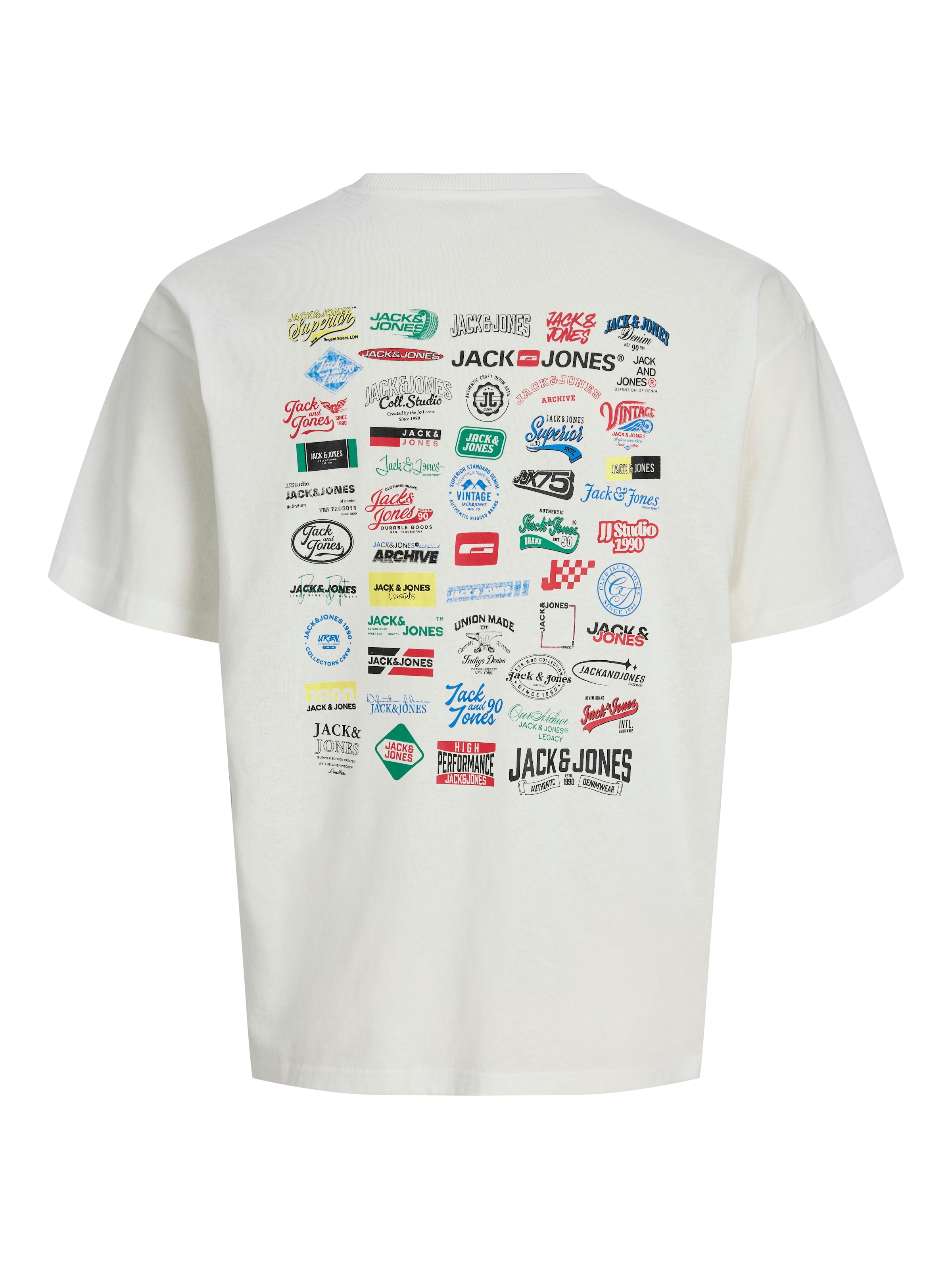 Jack & Jones T-shirt »JJLEGACY TEE SS CREW NECK« Baumwolle, locker geschnitten
