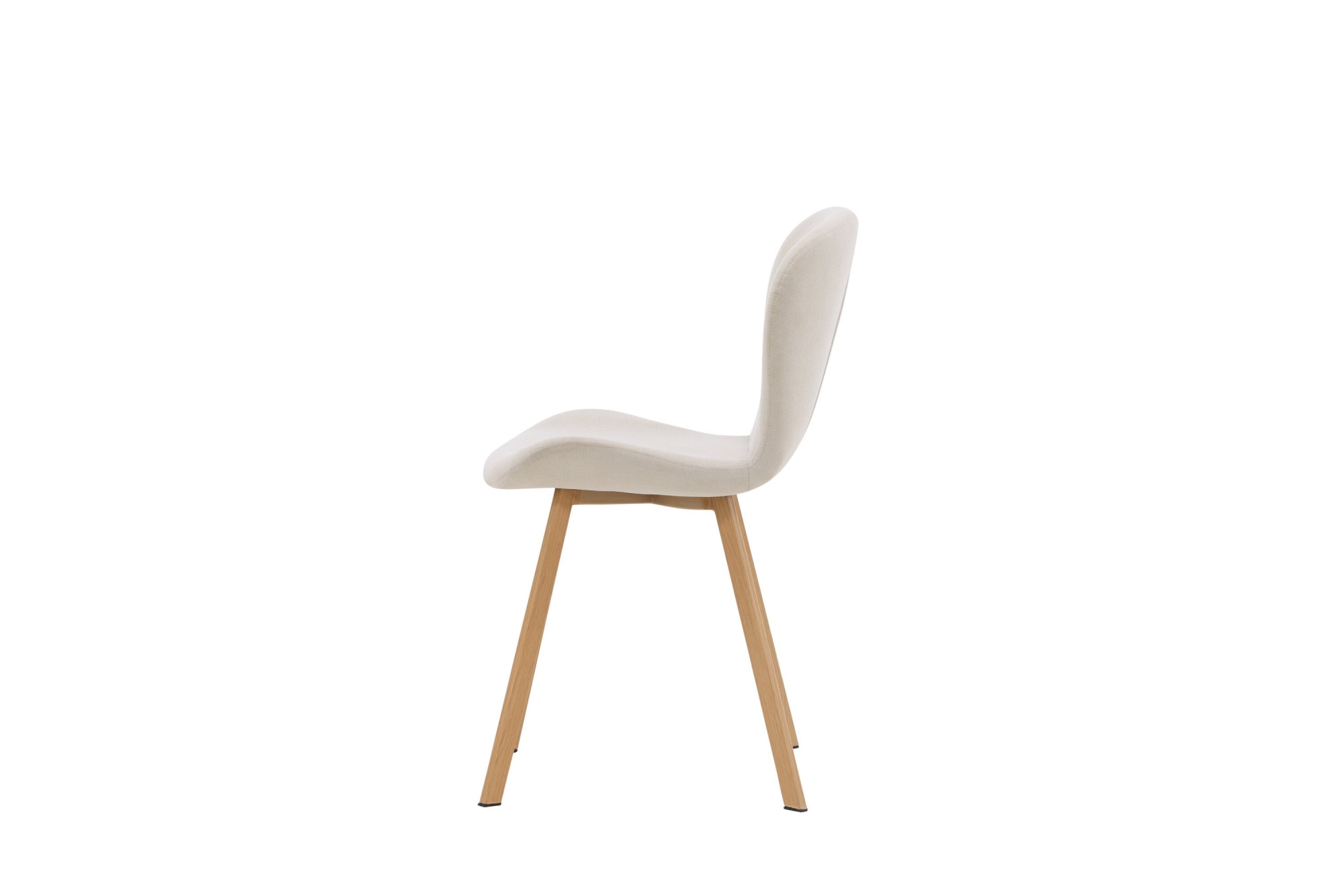 Venture Home Chaise de salle à manger »Lilja, 2er-Set Esszimmerstühle in Leinen, gepolstert, 120 kg belastbar« () Polsterstuhl, Leinen-Bezug, Stahlbeine, weich, einladend