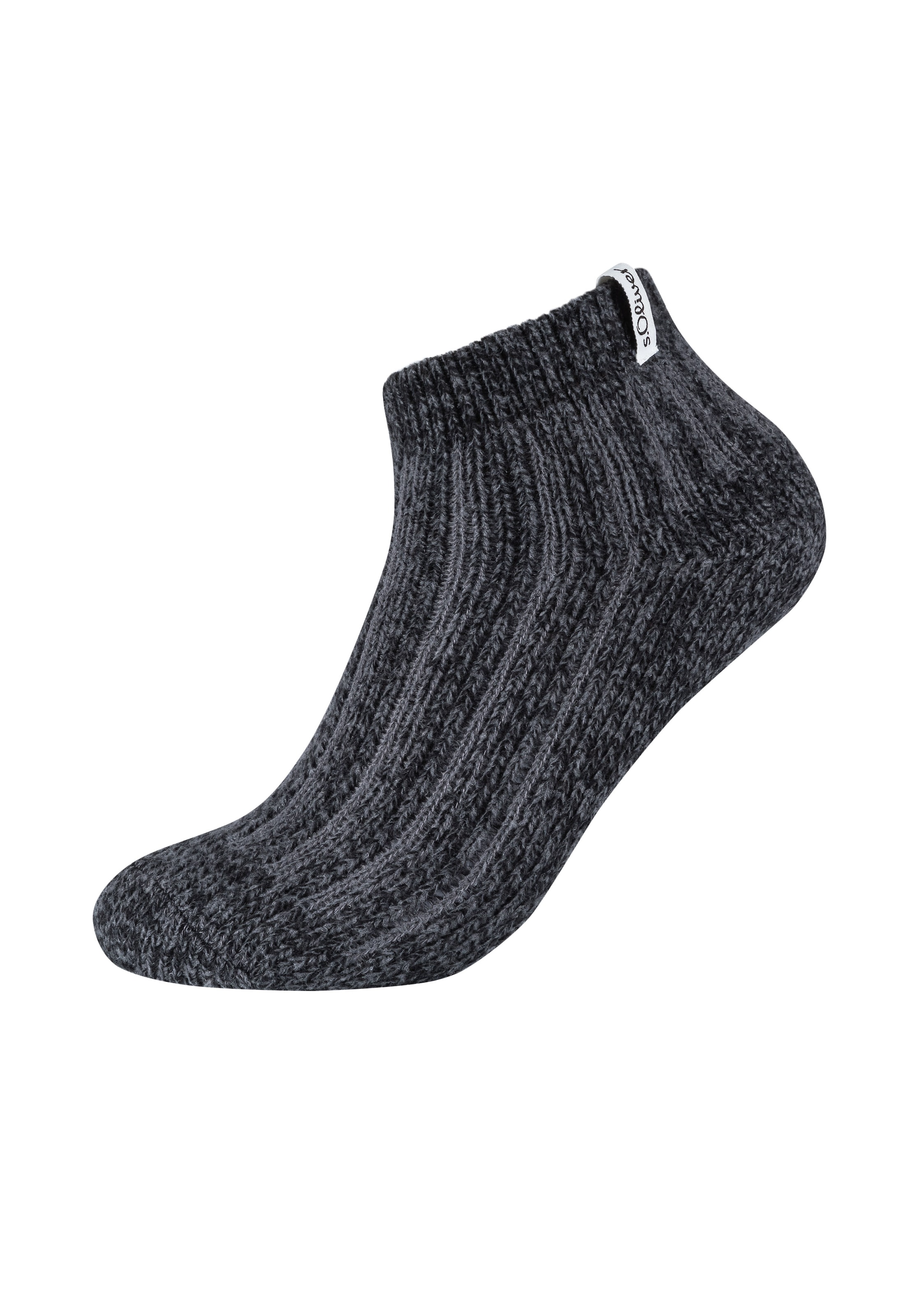 s.Oliver Chaussettes de baskets »warm & cozy« 4 Couple tlg. avec ceinture élastique