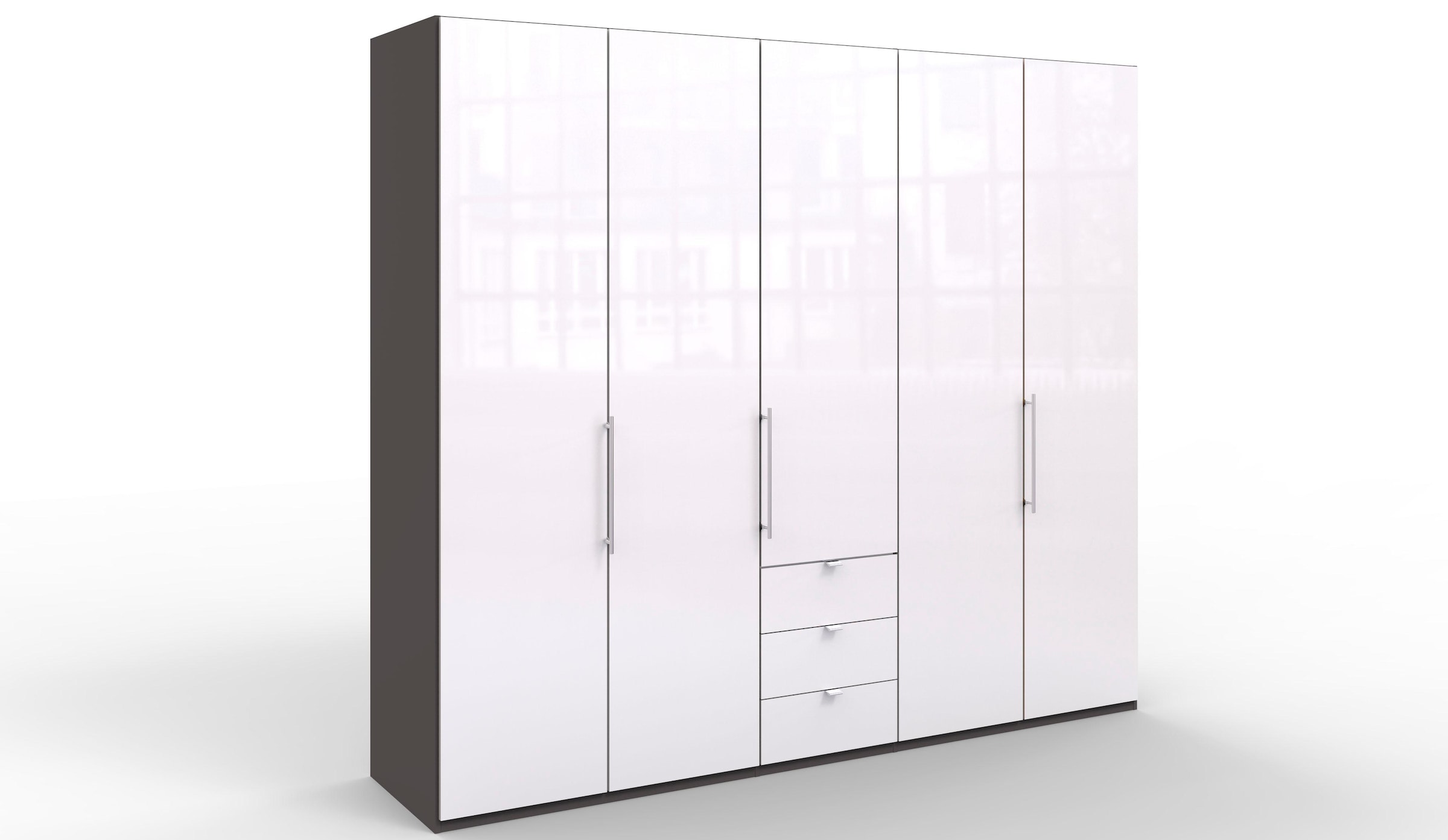 WIEMANN Kleiderschrank »Loft«, Glasfront