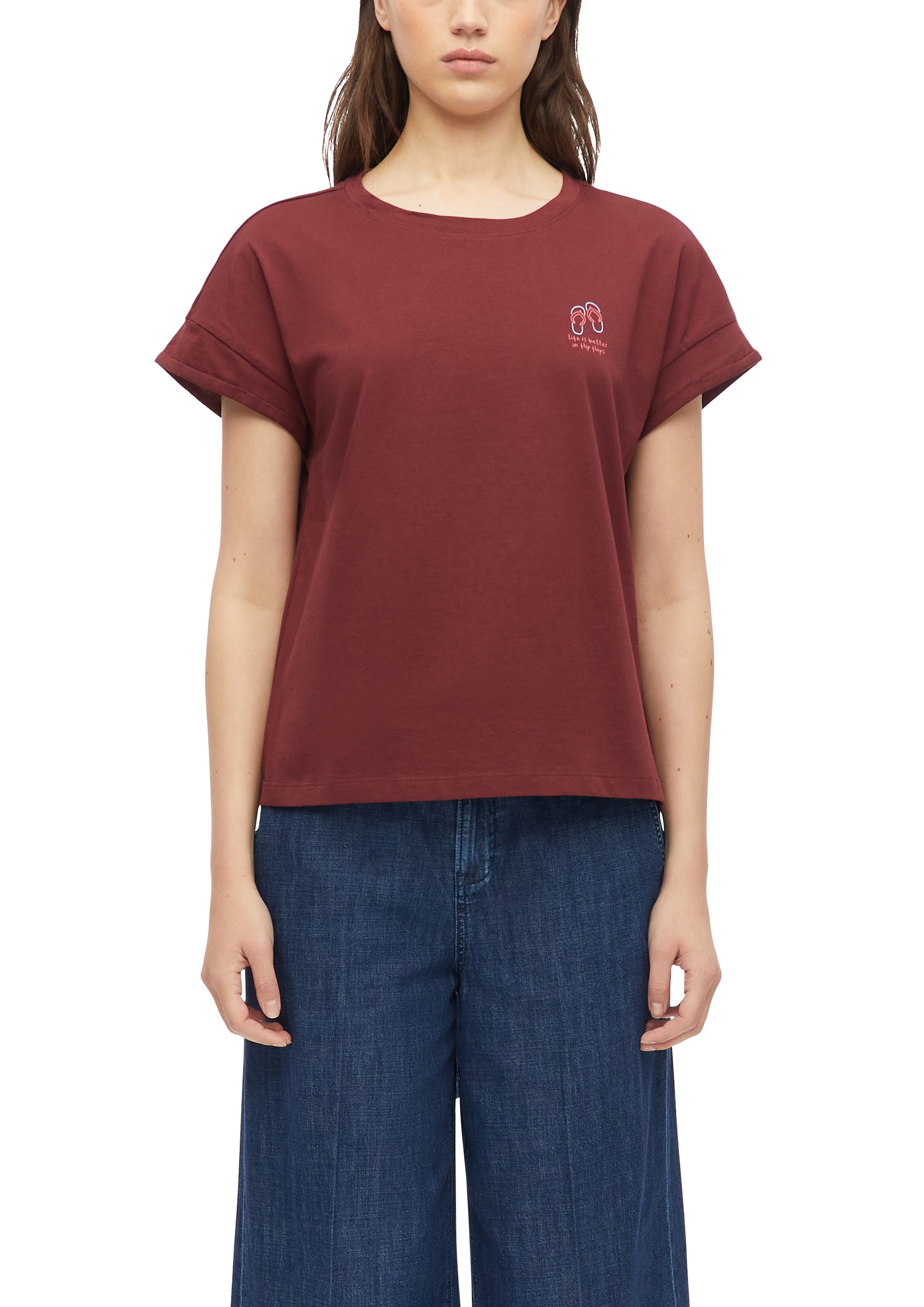 Image of s.Oliver Kurzarmshirt Sommershirt mit Print