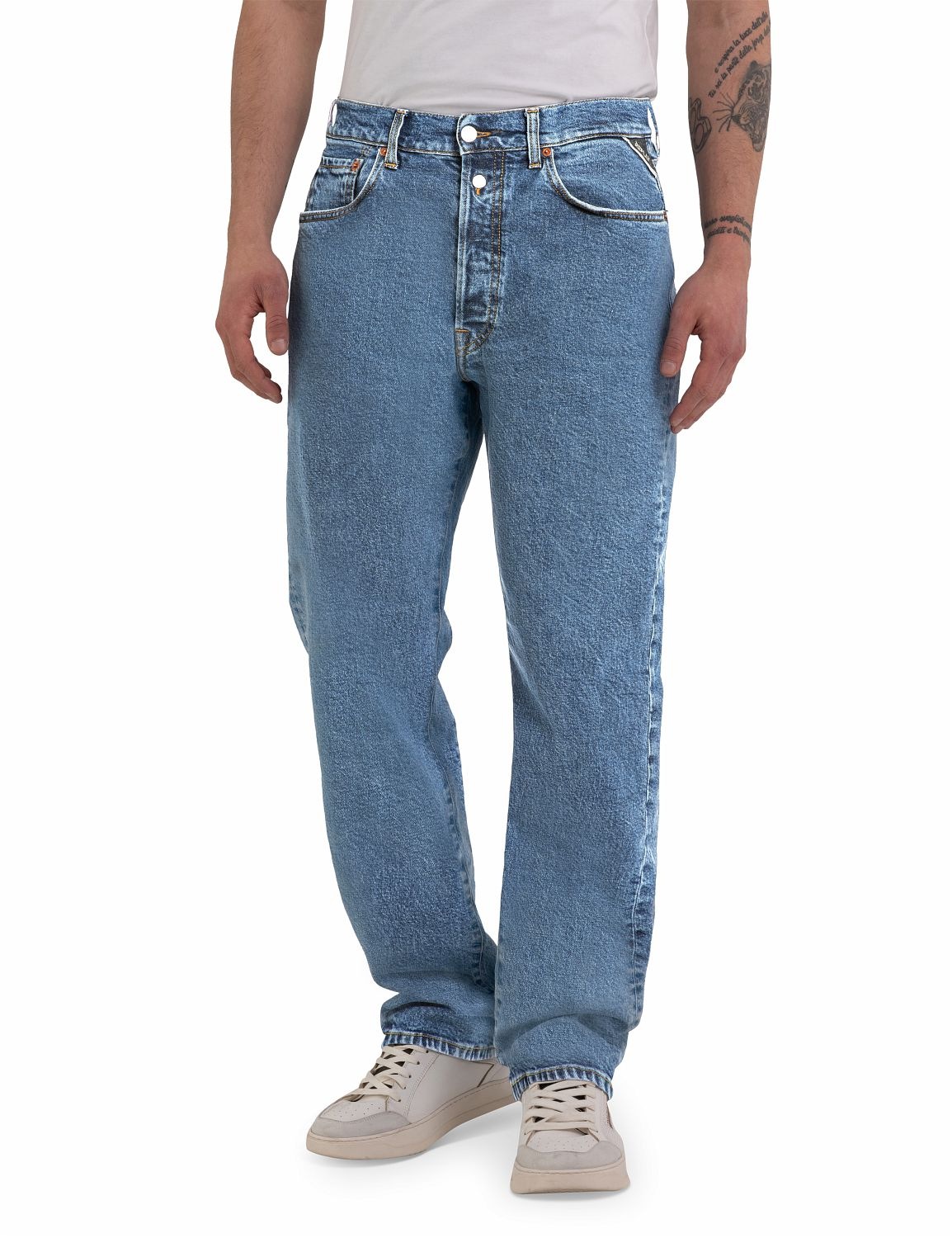 Image of Replay Straight-Jeans "M9Z1 9Zero1 90´s Straight Fit" mit Washed-Look