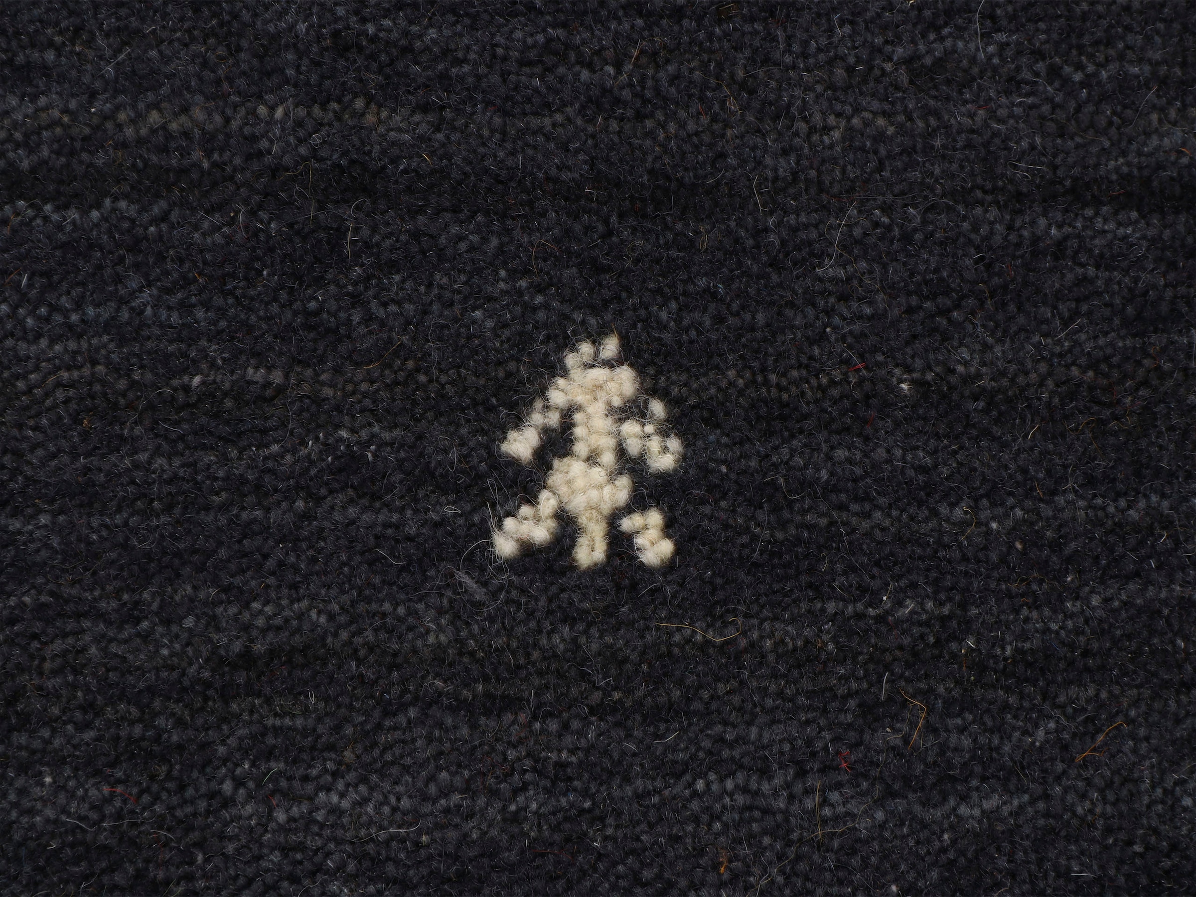 carpetfine Wollteppich »Gabbeh Uni, auch als Läufer erhältlich«, rechteckig, 15 mm Höhe, reine Wolle, handgewebt, Gabbeh Loom Tiermotiv, grosse Farbauswahl