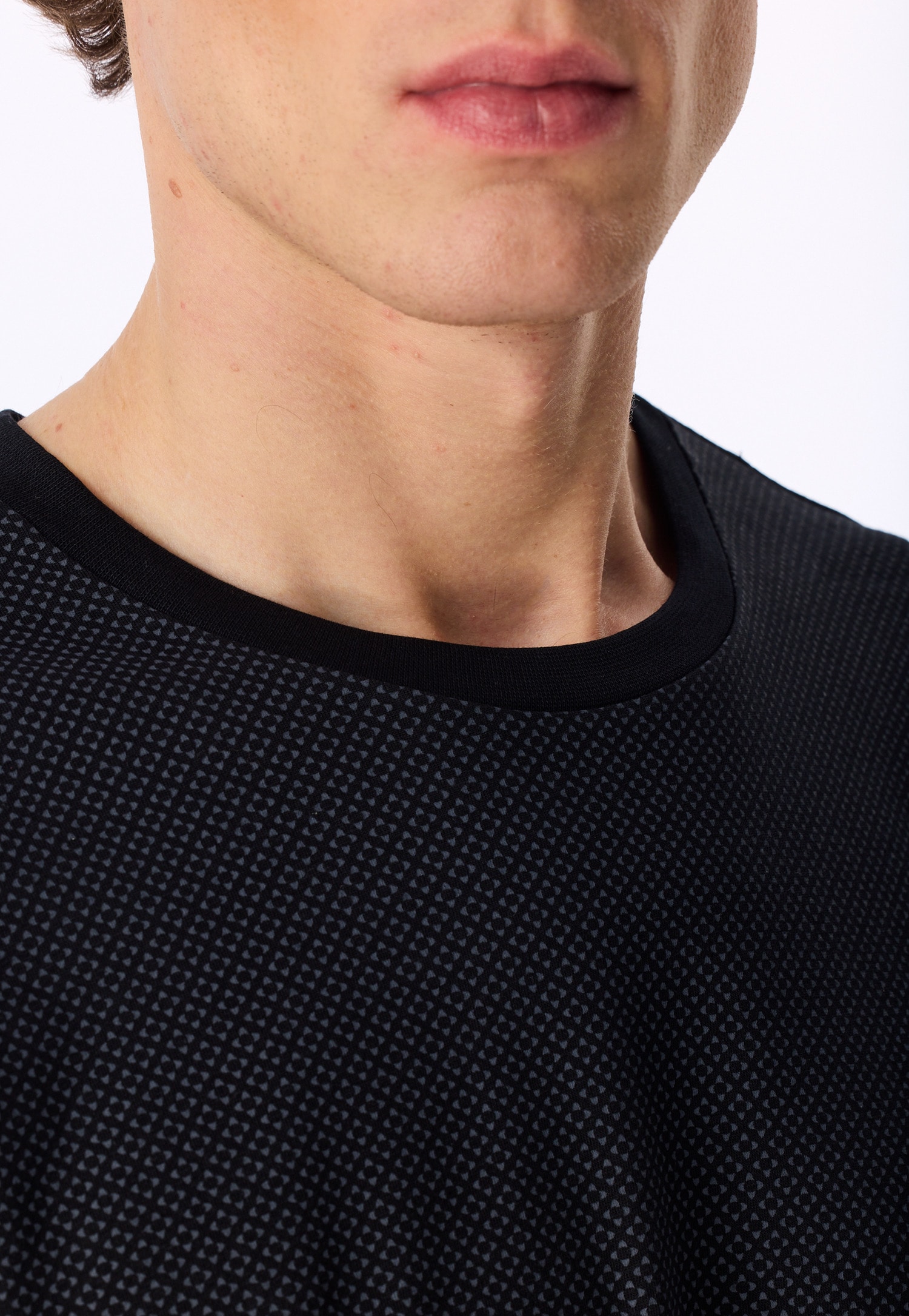 uncover by SCHIESSER Schlafanzug »Uncover Nightwear« 2 Langarm, Rundhals-Ausschnitt, Single Jersey-Qualität, weich