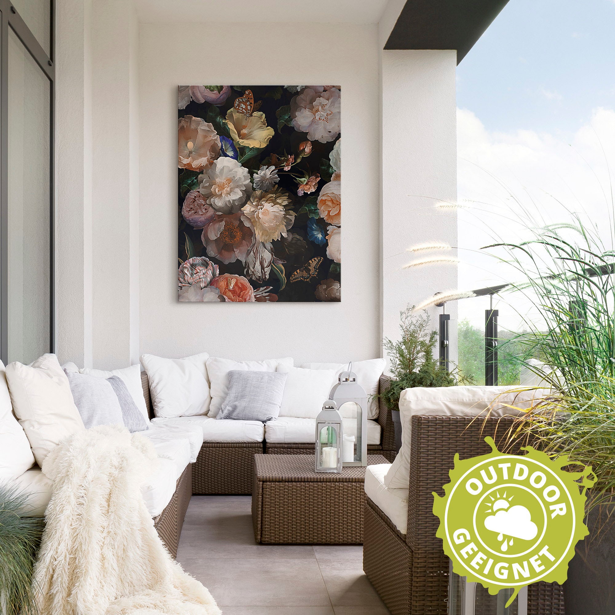 Artland Wandbild »Antike Holländische Blumen«, Blumenbilder, (1 St.), als Alubild, Outdoorbild, Leinwandbild, Poster, Wandaufkleber