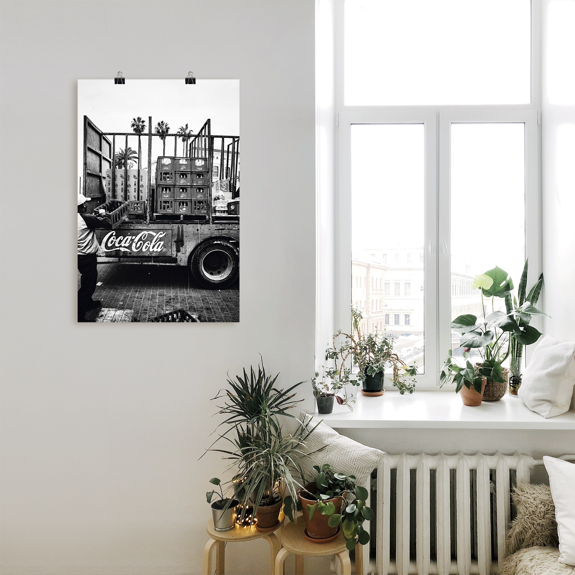 Artland Wandbild »CocaCola-LKW in El Jadida - Marokko«, Auto, (1 St.), als Alubild, Outdoorbild, Leinwandbild, Poster, Wandaufkleber